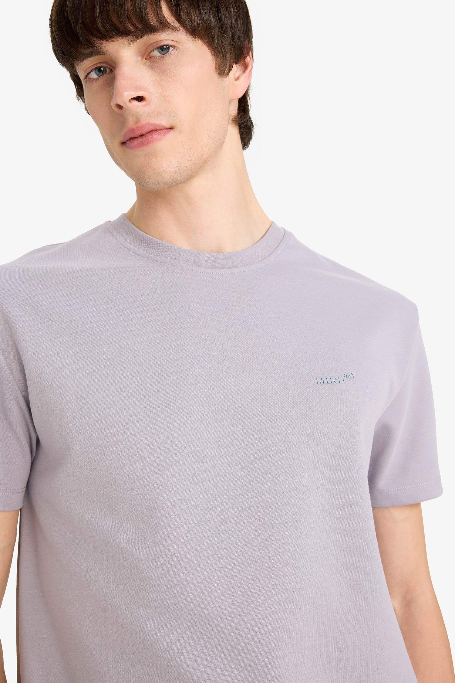 Regular Fit Crew Neck Printed Short Sleeve T-Shirt