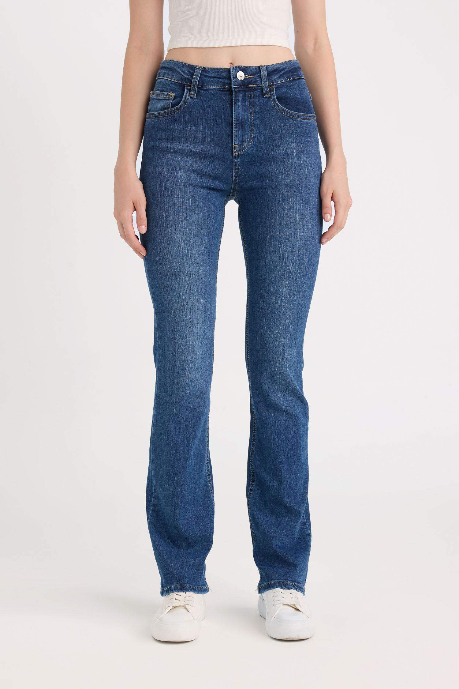 Bootcut Normal Waist Washed Jeans