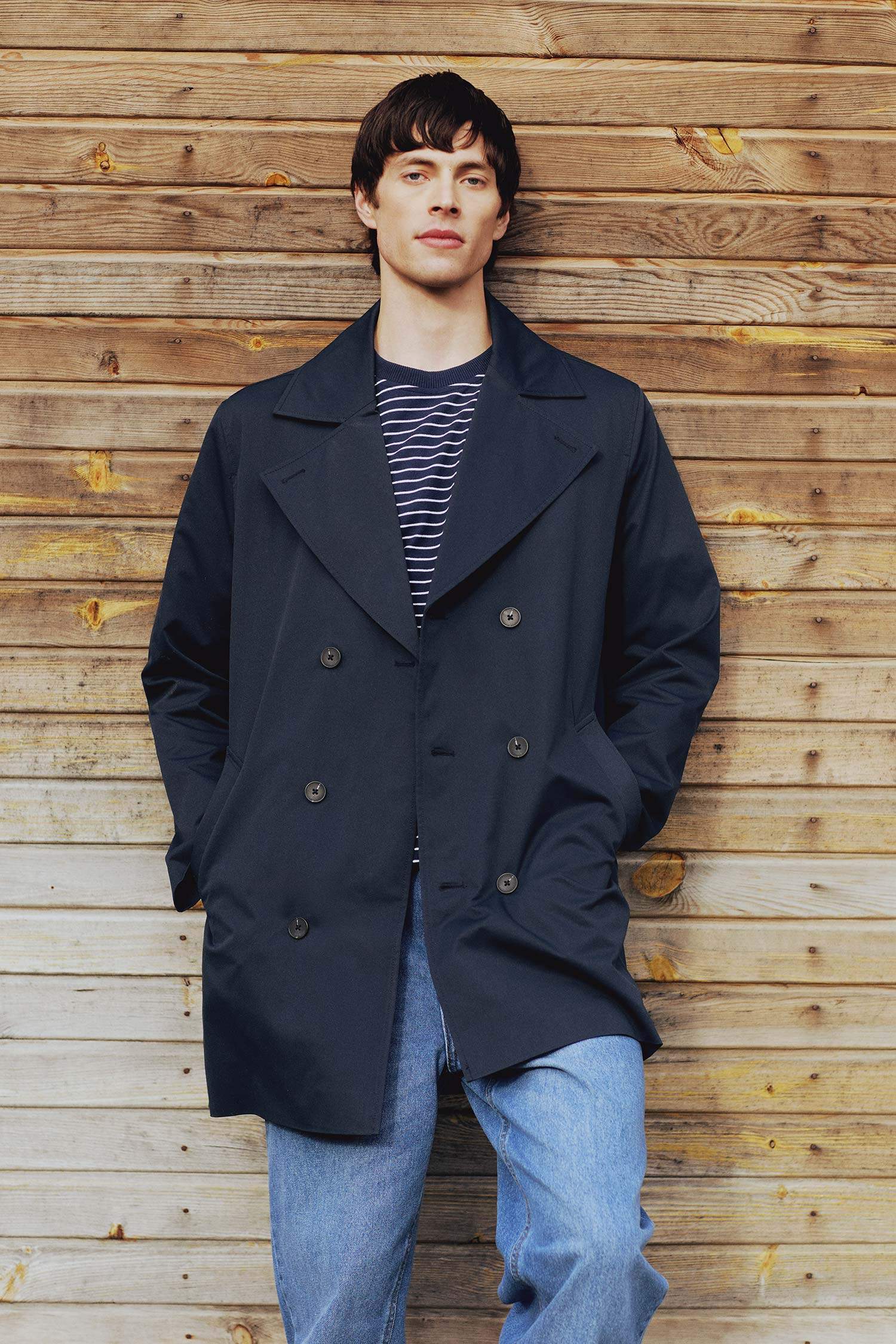 Slim Fit Dar Kesim Astarlı Düğmeli Cepli Kemerli Mevsimlik Baharlık Trençkot