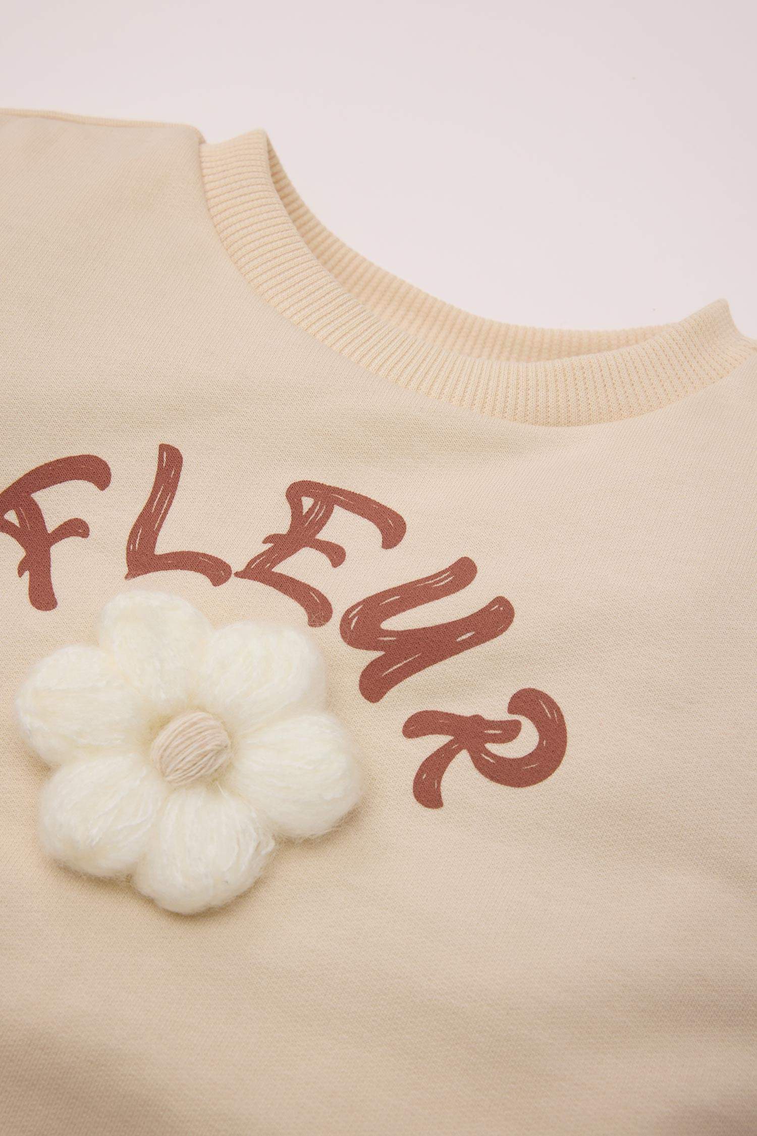 Ensemble de 3 pièces: Sweat imprimé, jupe et chaussettes pour BéBé Fille