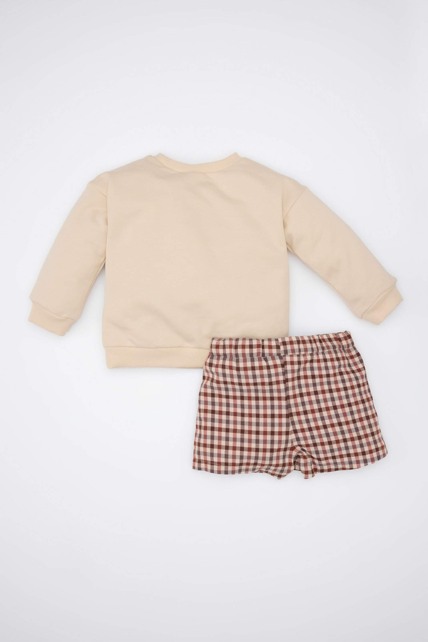 Ensemble de 3 pièces: Sweat imprimé, jupe et chaussettes pour BéBé Fille