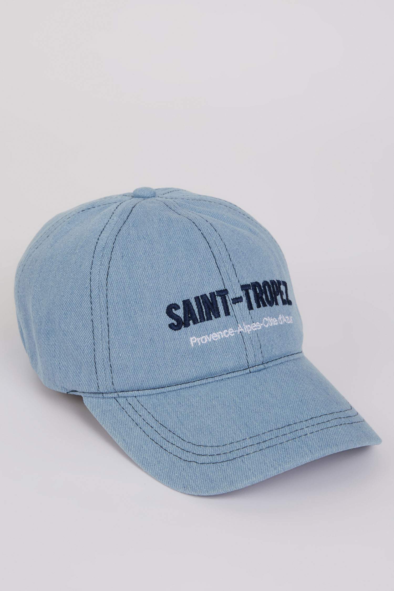 Kadın Nakışlı Jean Cap Şapka