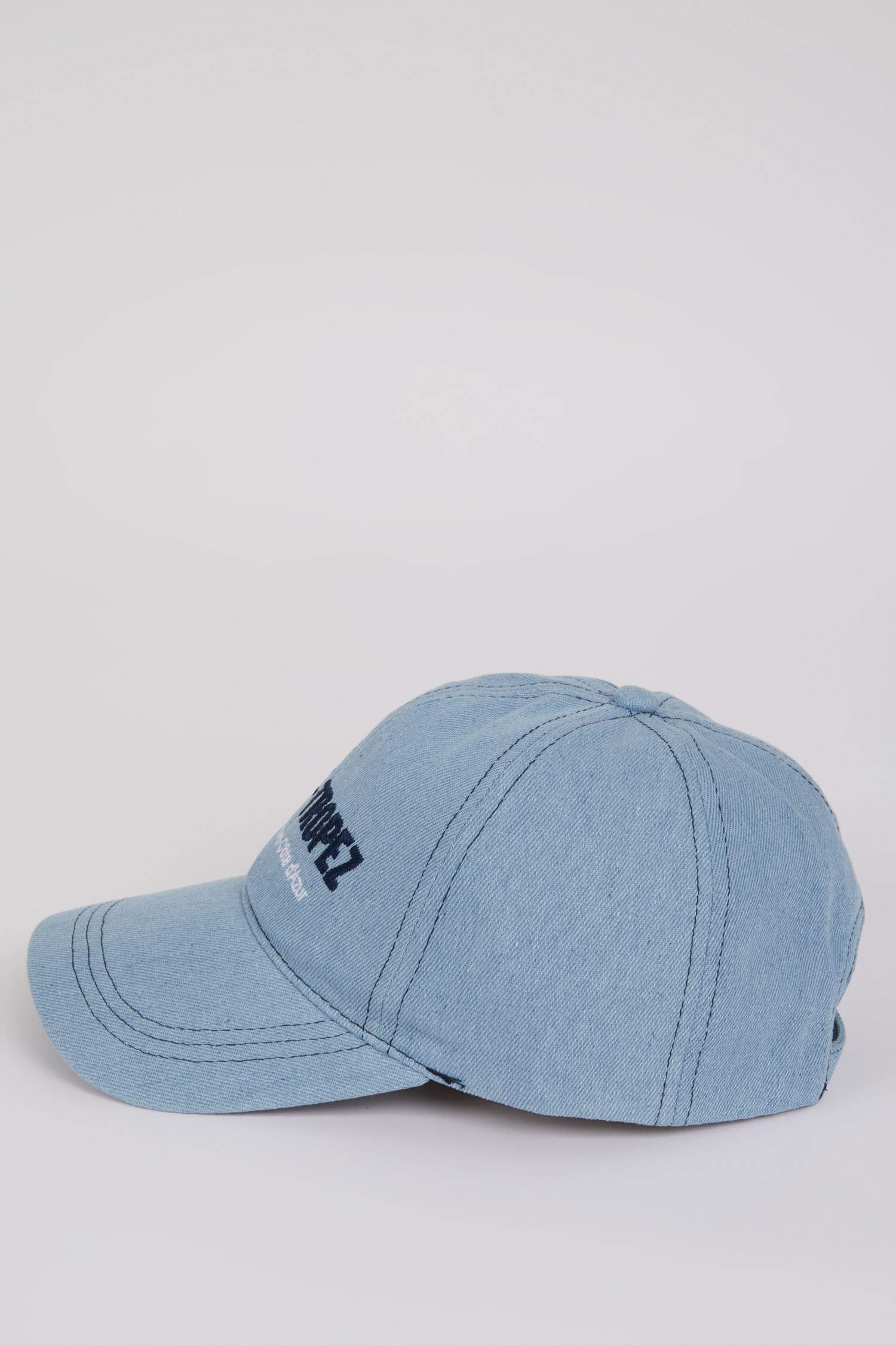 Kadın Nakışlı Jean Cap Şapka