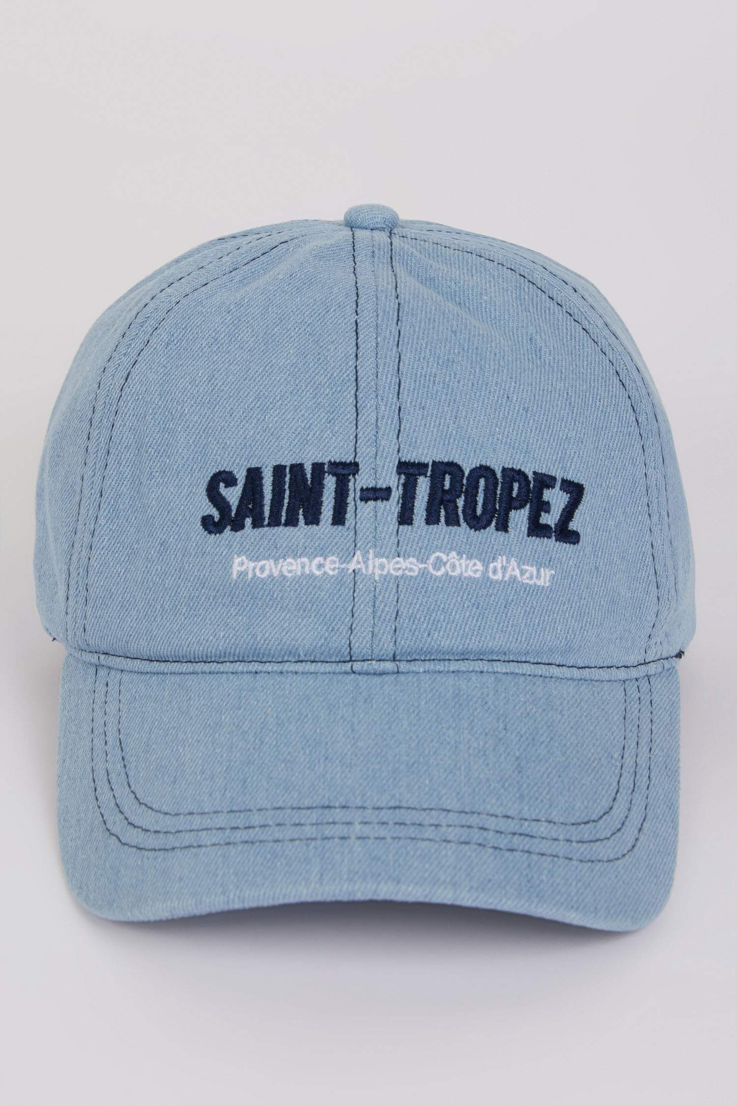 Kadın Nakışlı Jean Cap Şapka