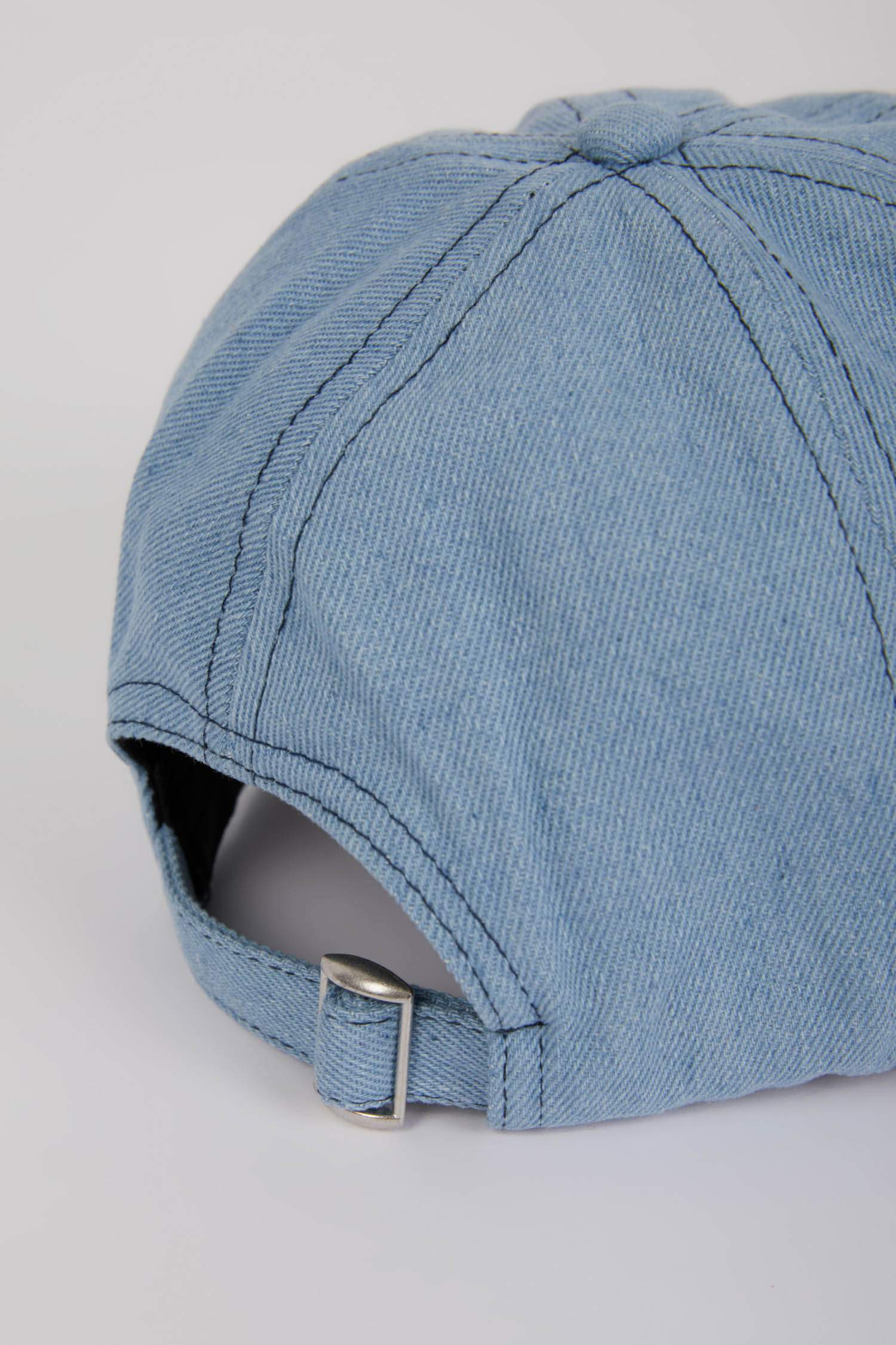 Kadın Nakışlı Jean Cap Şapka