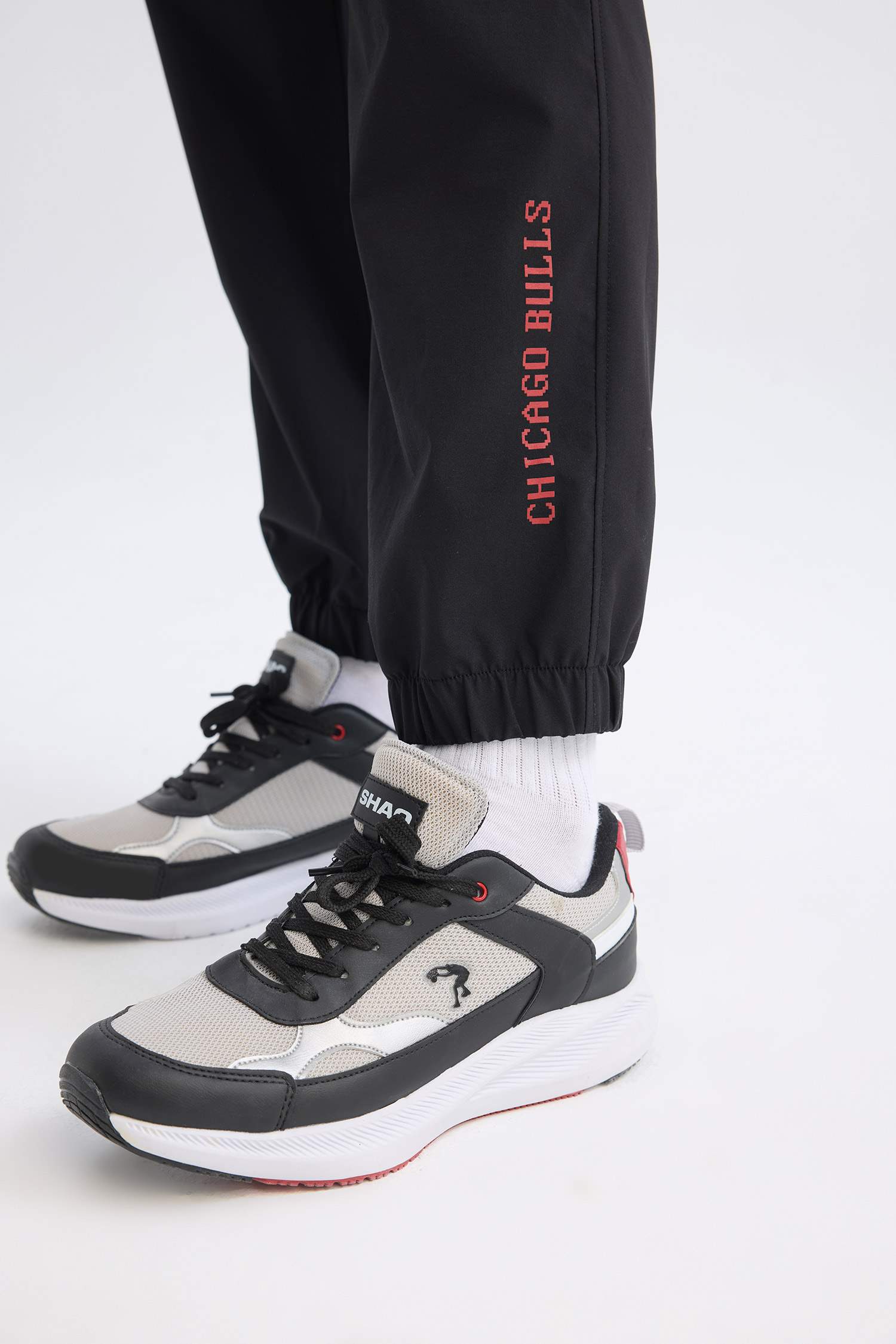 Jogger Eşofman Altı NBA Chicago Bulls Slim Fit Dar Kesim Cepli Lastikli Paça