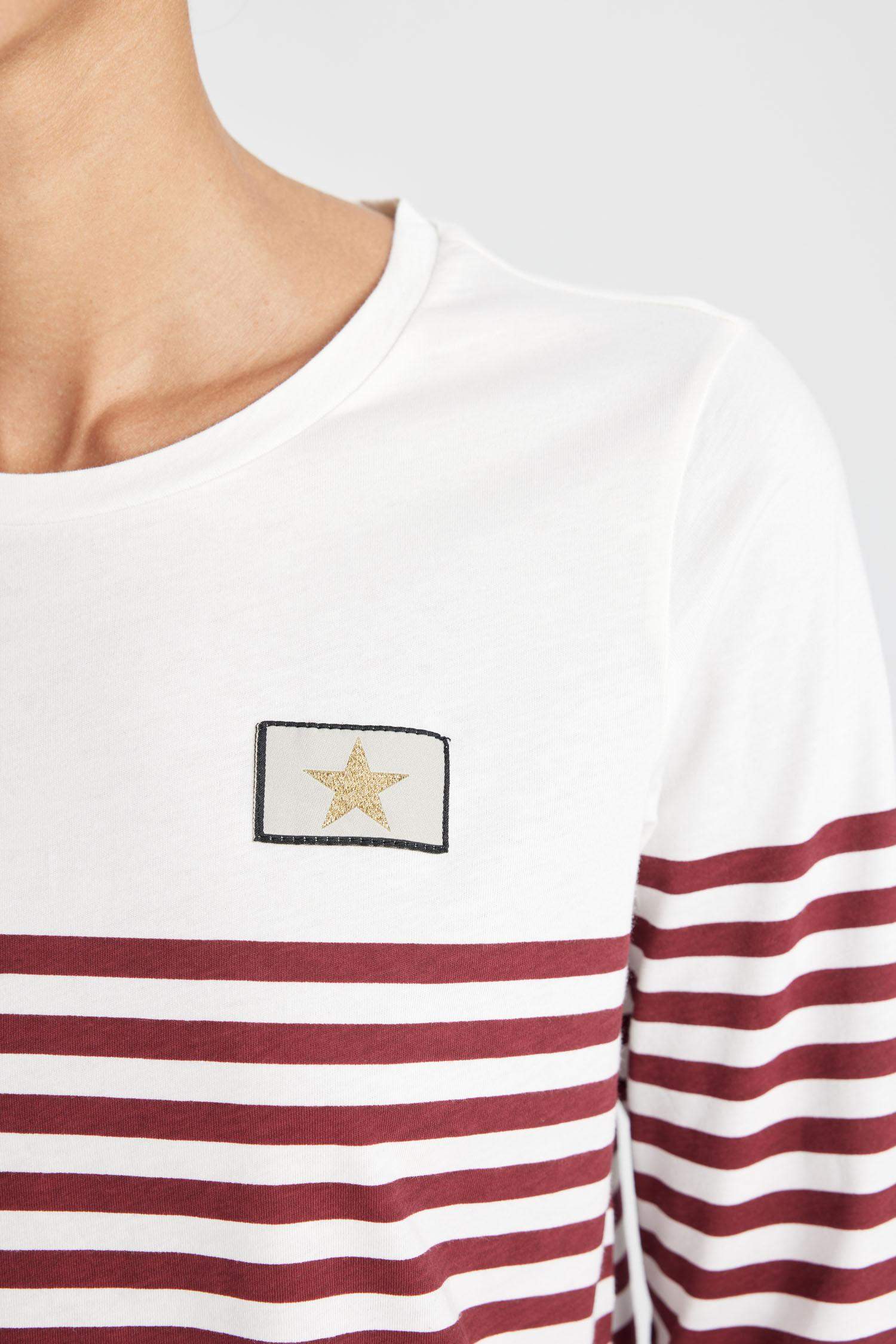 Pijama Takım Çizgili Uzun Kollu Üst Beli Lastikli Alt