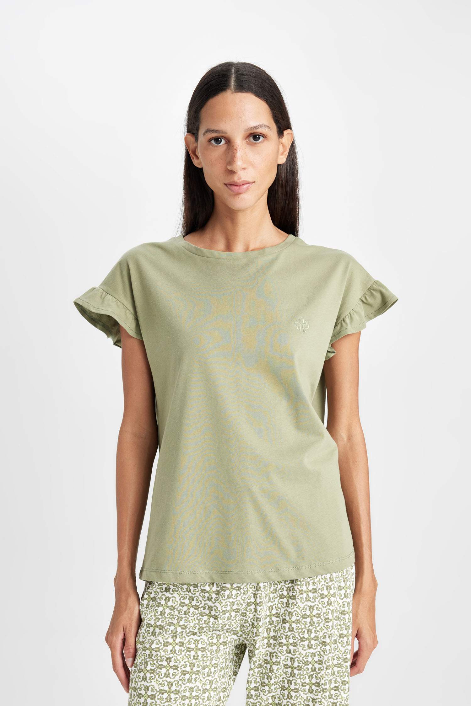 Regular Fit 2 Piece Pajama Set