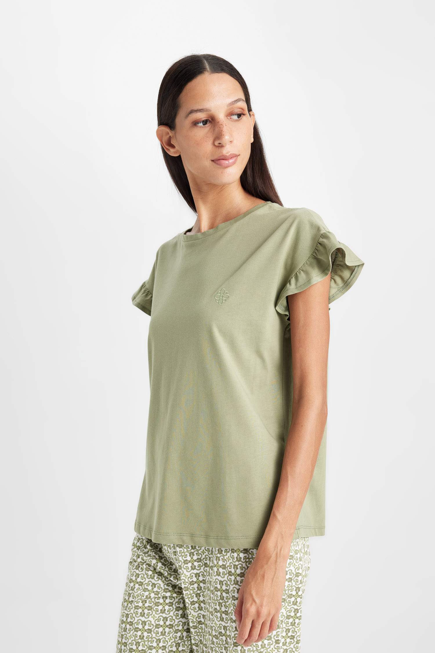 Regular Fit 2 Piece Pajama Set