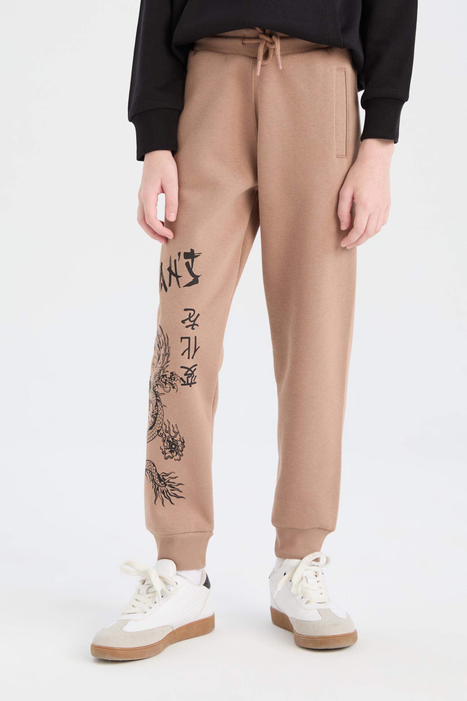 Джоггеры стандартного кроя с манжетами для мальчиков