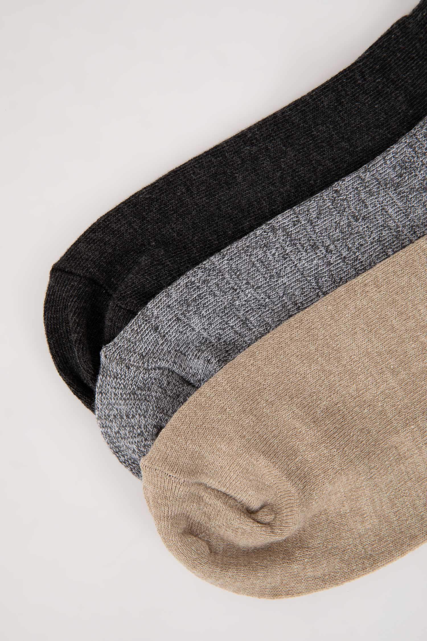 جوارب قصيرة قطن للرجال - 3 قطع