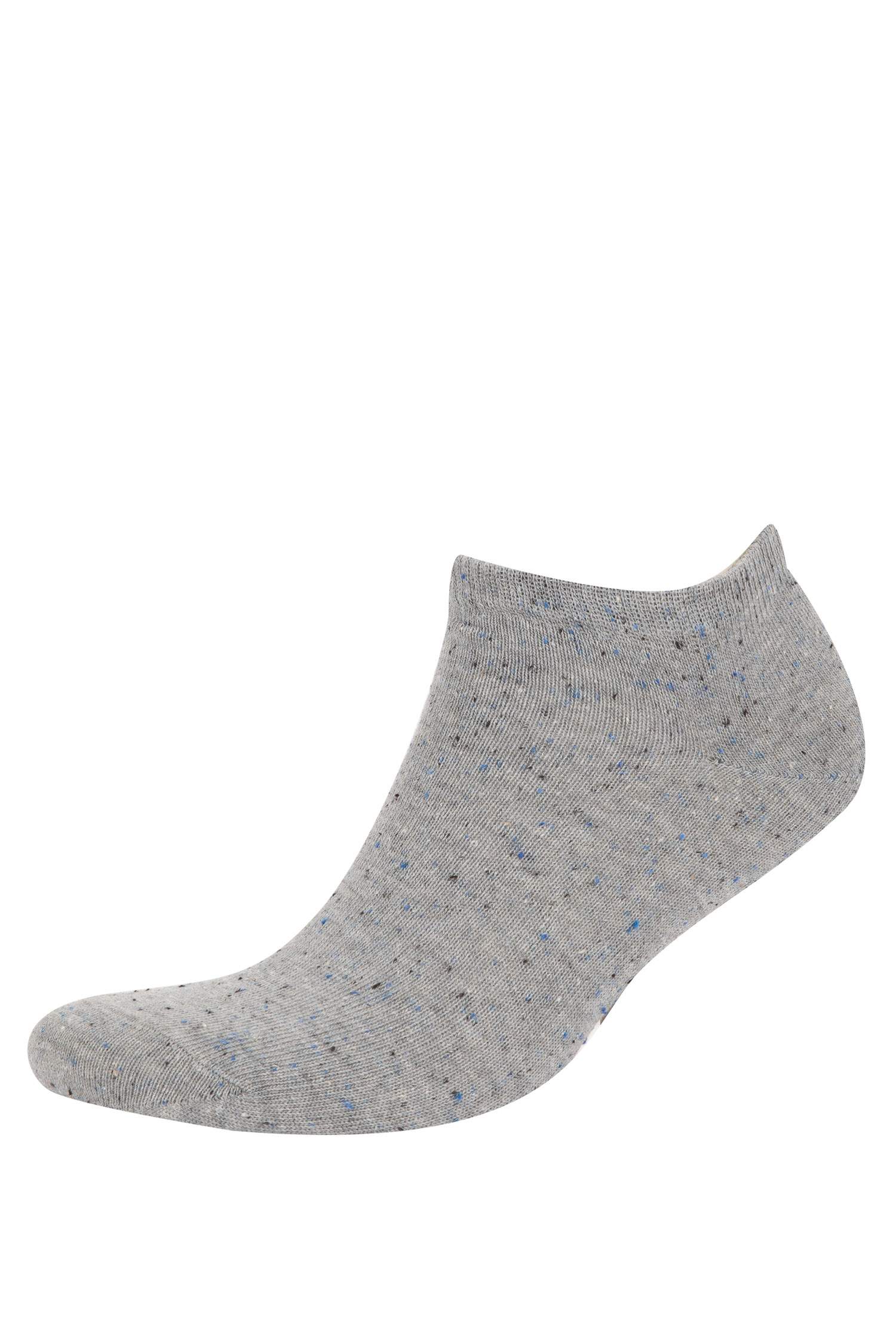 Man 3 Piece Cotton Ankle Socks