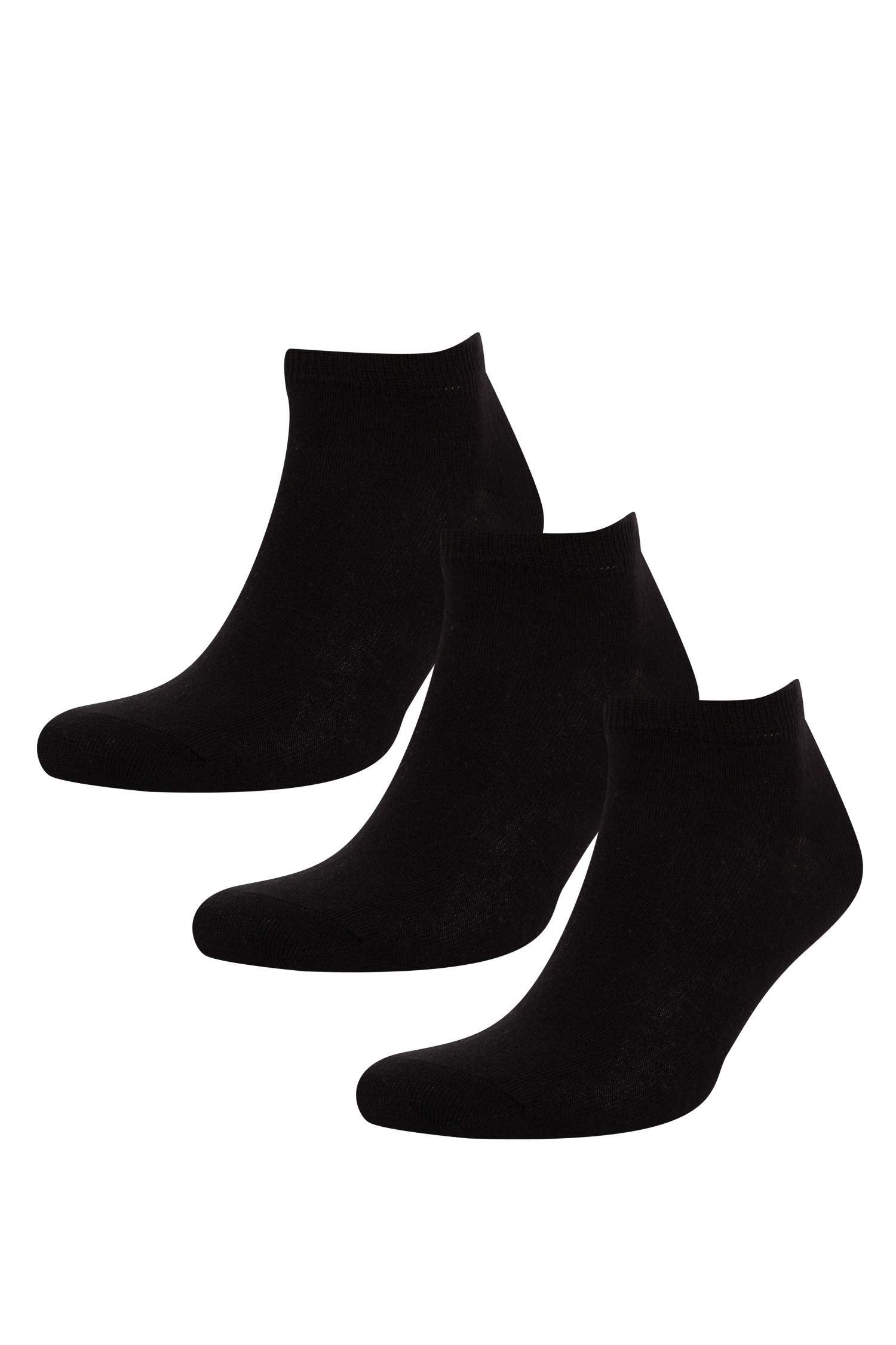 Man 3 Piece Cotton Ankle Socks