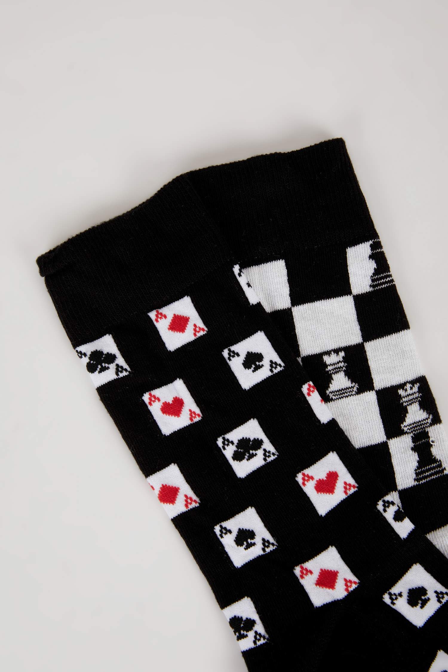 Man 2 Piece Cotton Long Socks