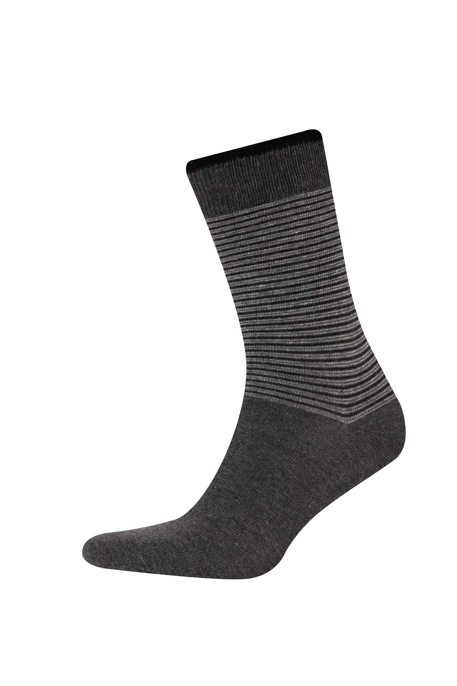 جوارب طويلة قطن للرجال - 5 قطع