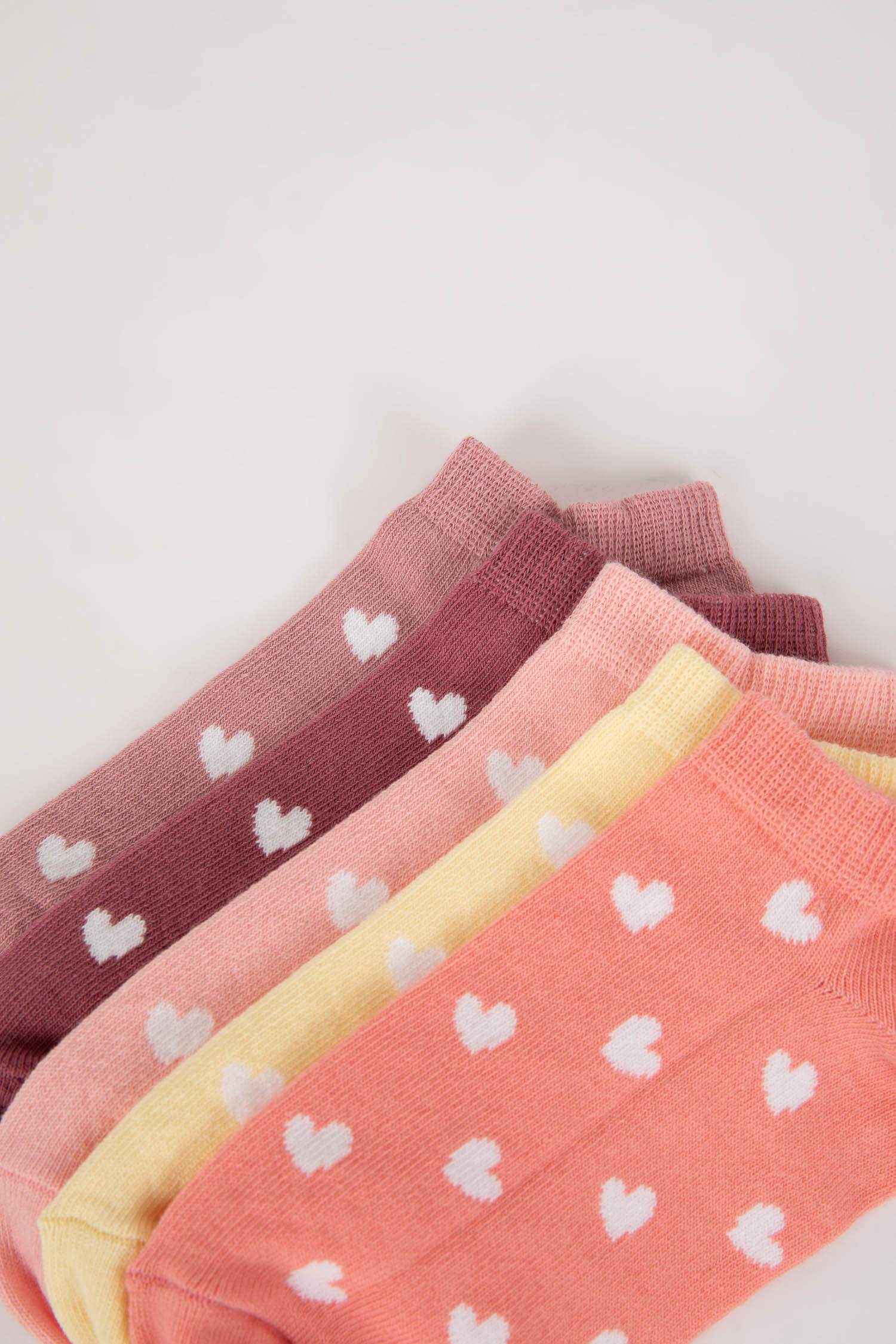 جوارب قصيرة للنساء قطن - 5 قطع