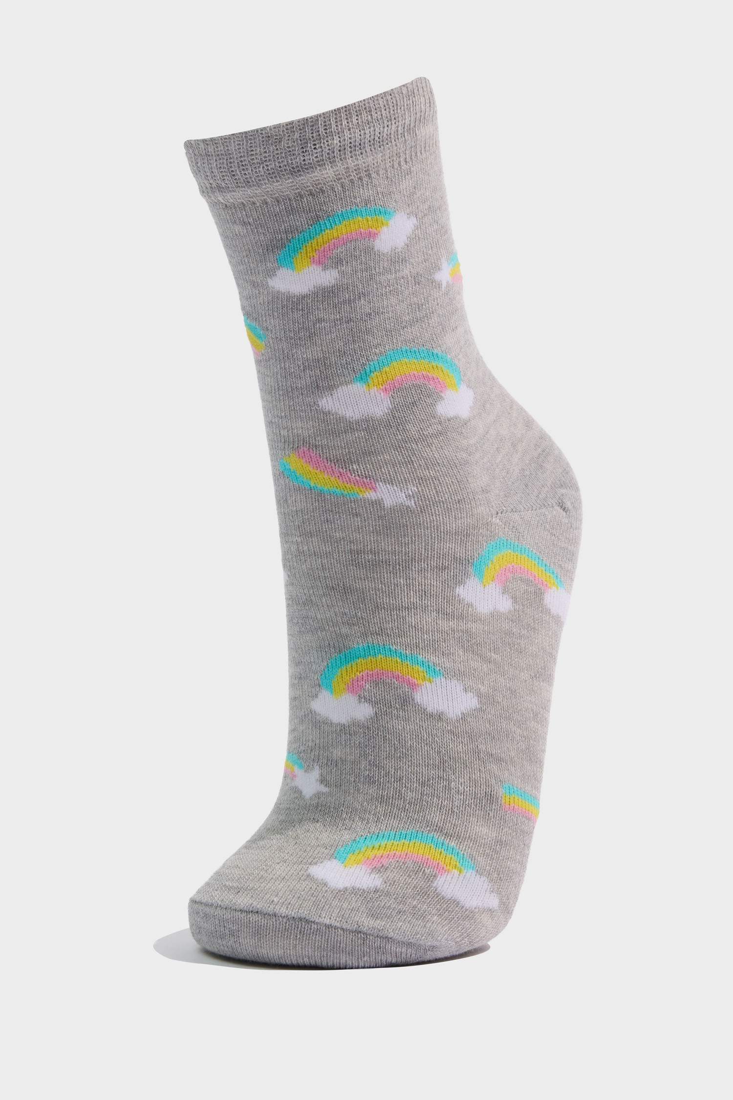 Girl 3 Piece Cotton Long Socks