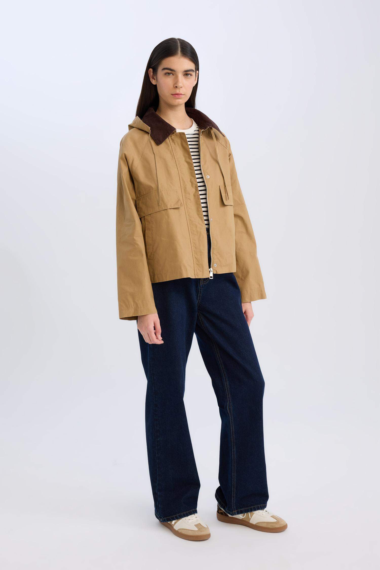 Waterproof Regular Fit Cotton Puffer Jacket