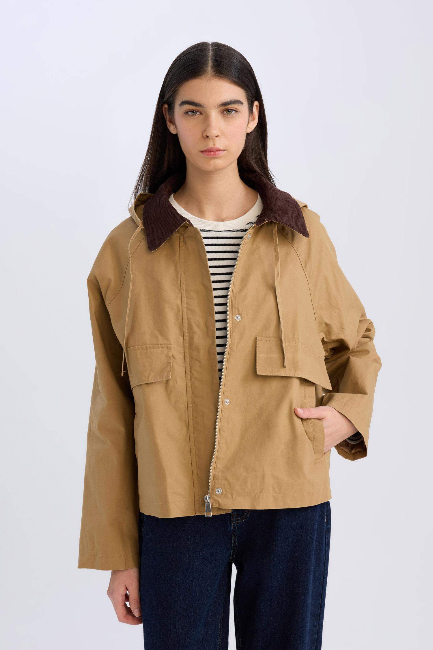 Waterproof Regular Fit Cotton Puffer Jacket