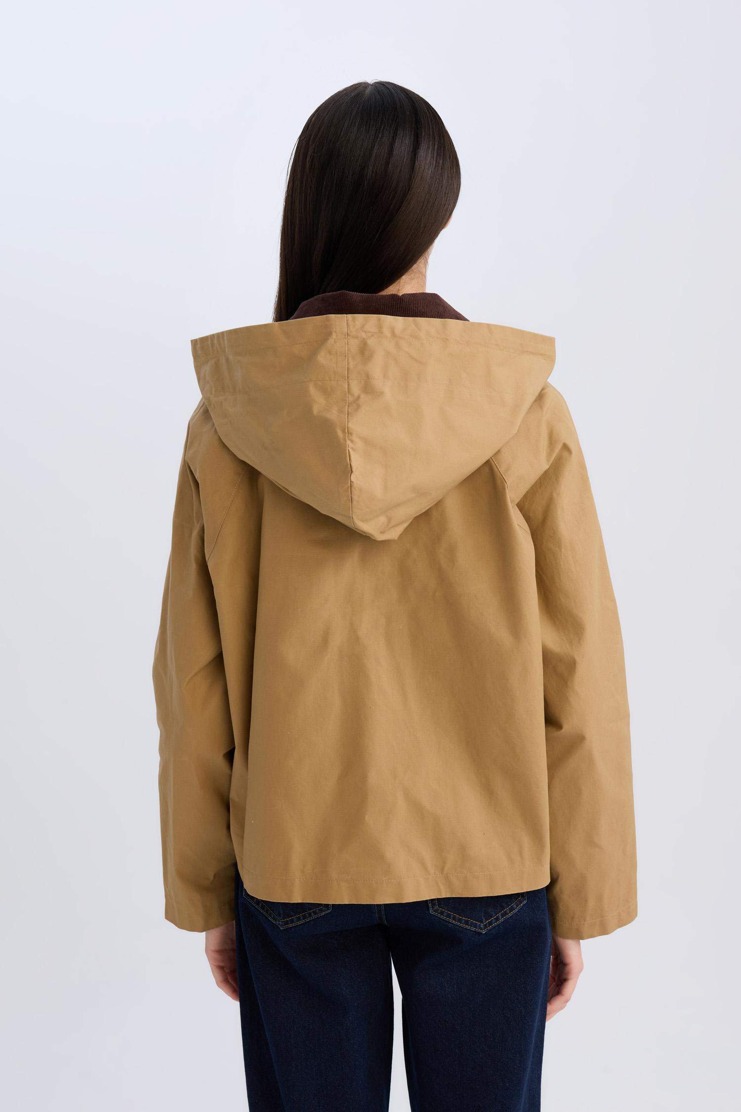 Waterproof Regular Fit Cotton Puffer Jacket