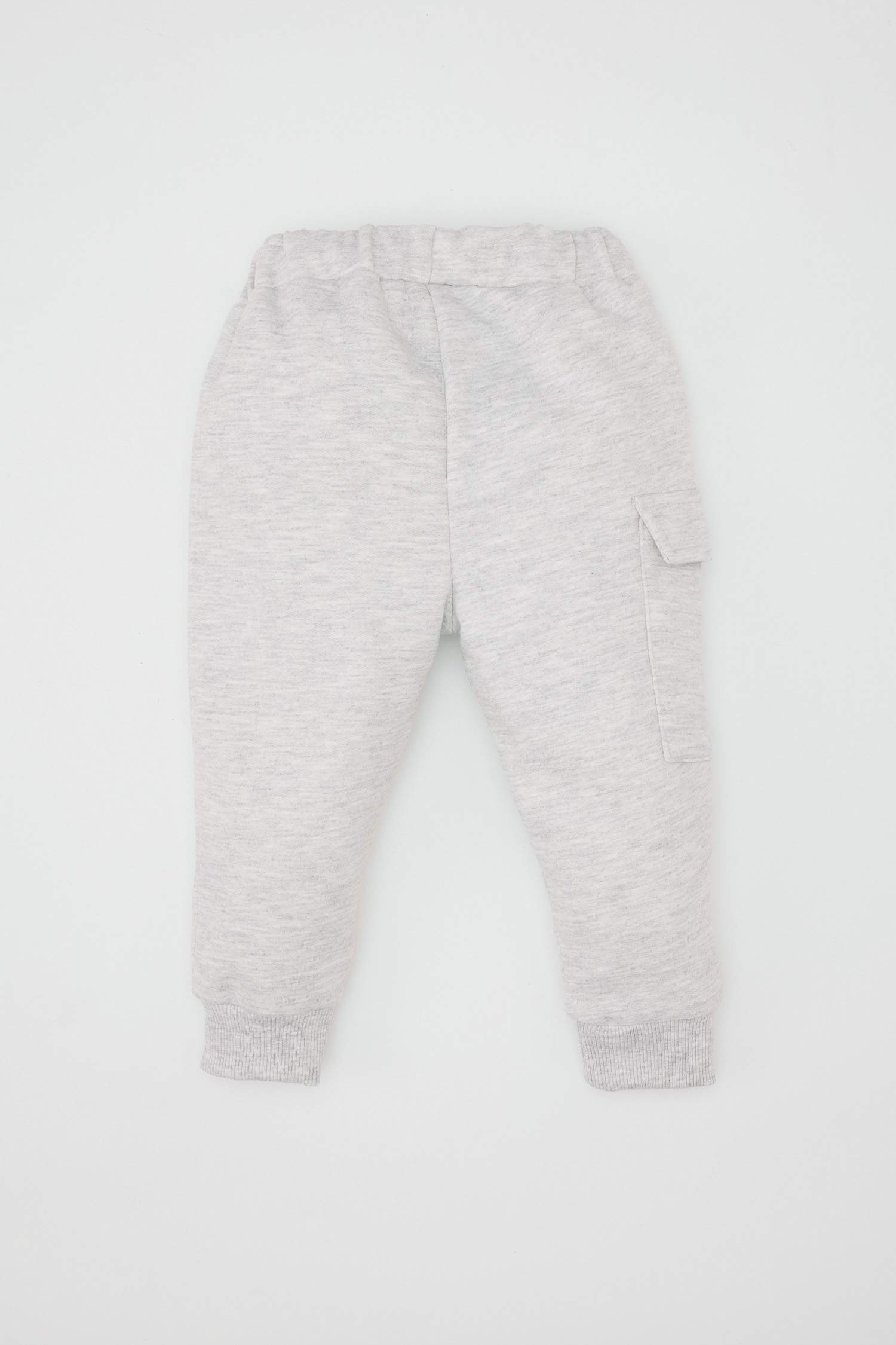 سروال بطبعة شعار قماش رقيق قصة عادية