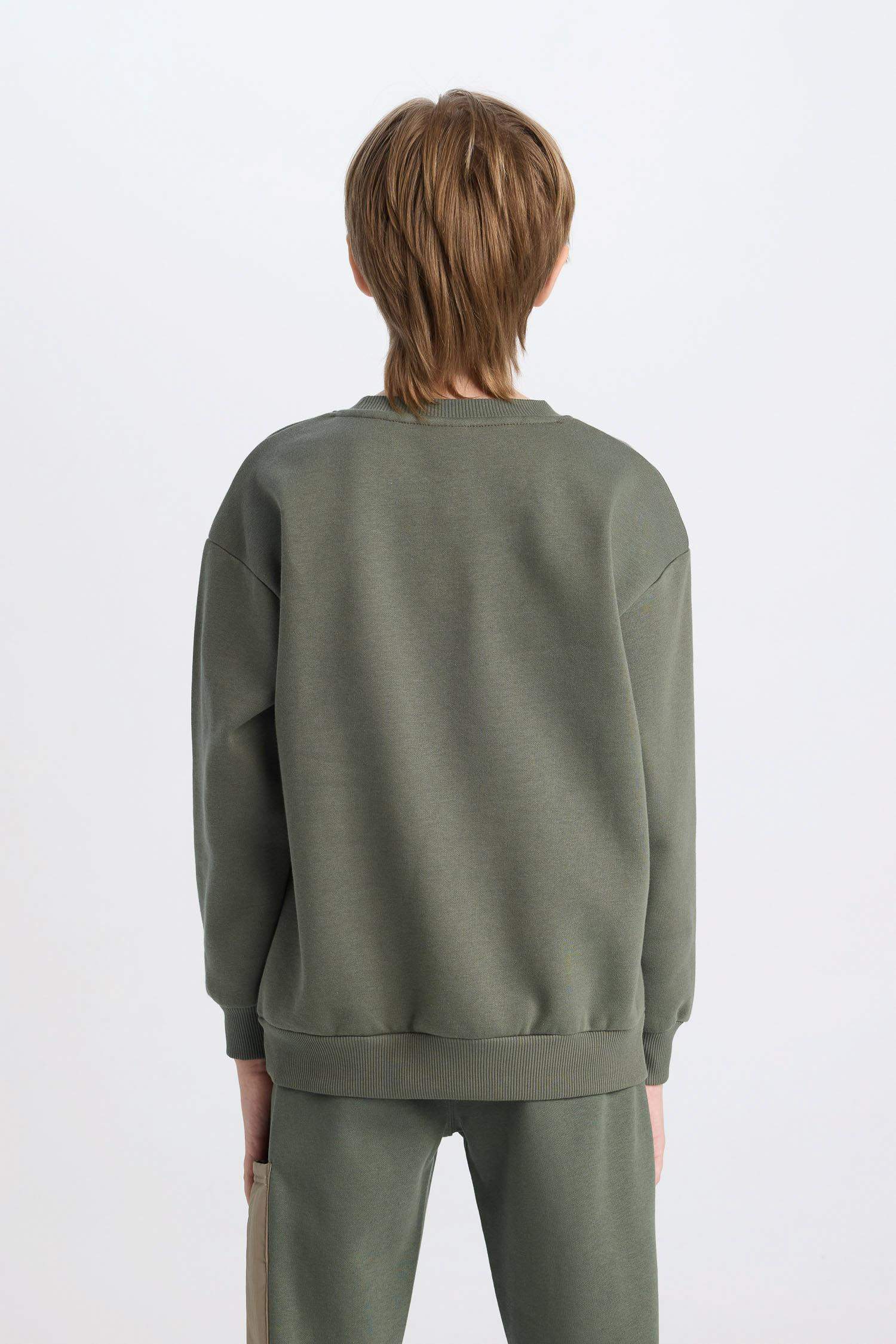 Sweat-shirt Oversize à Col rond pour garçon