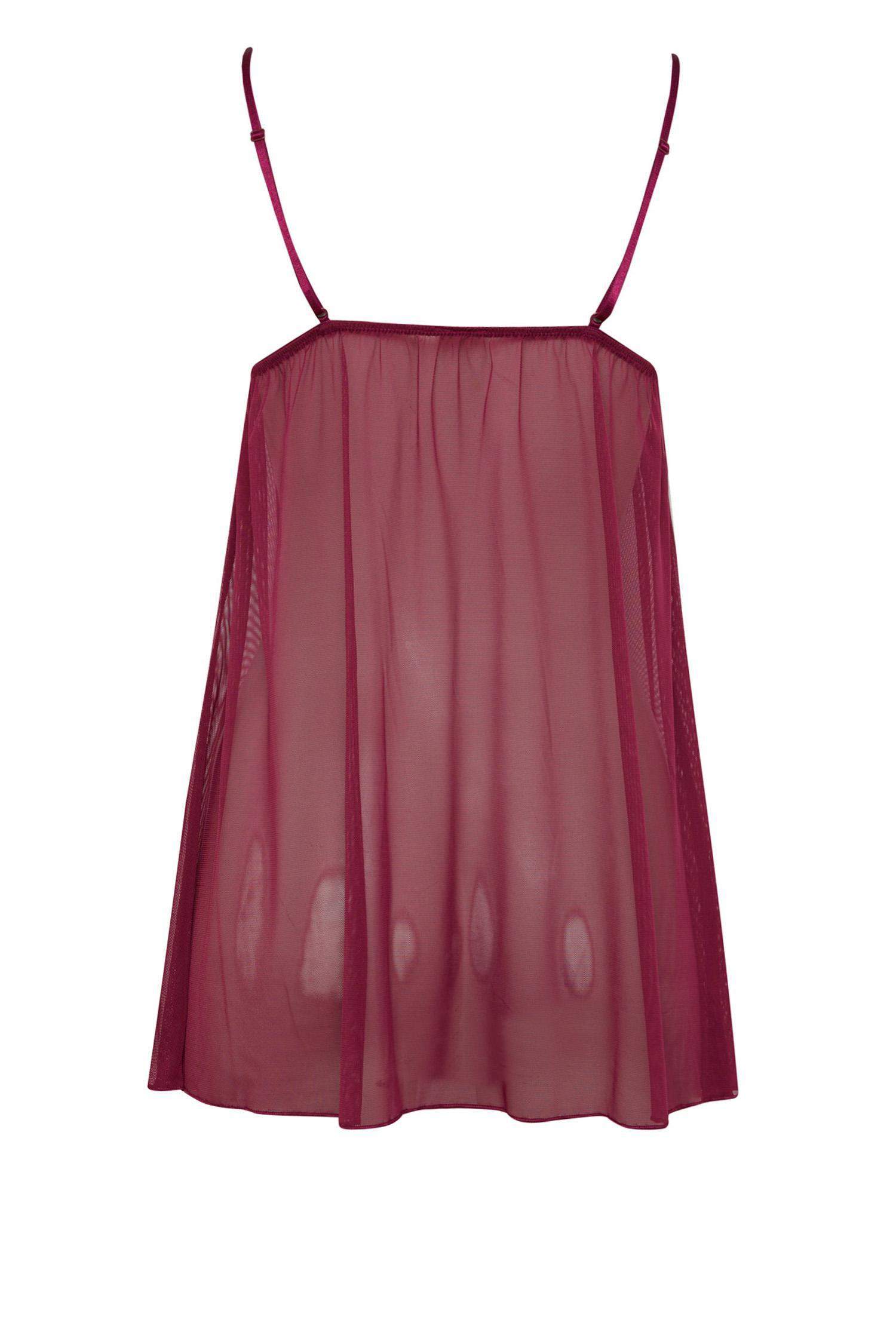 Dantelli Tül Gecelik-Fall in Love 