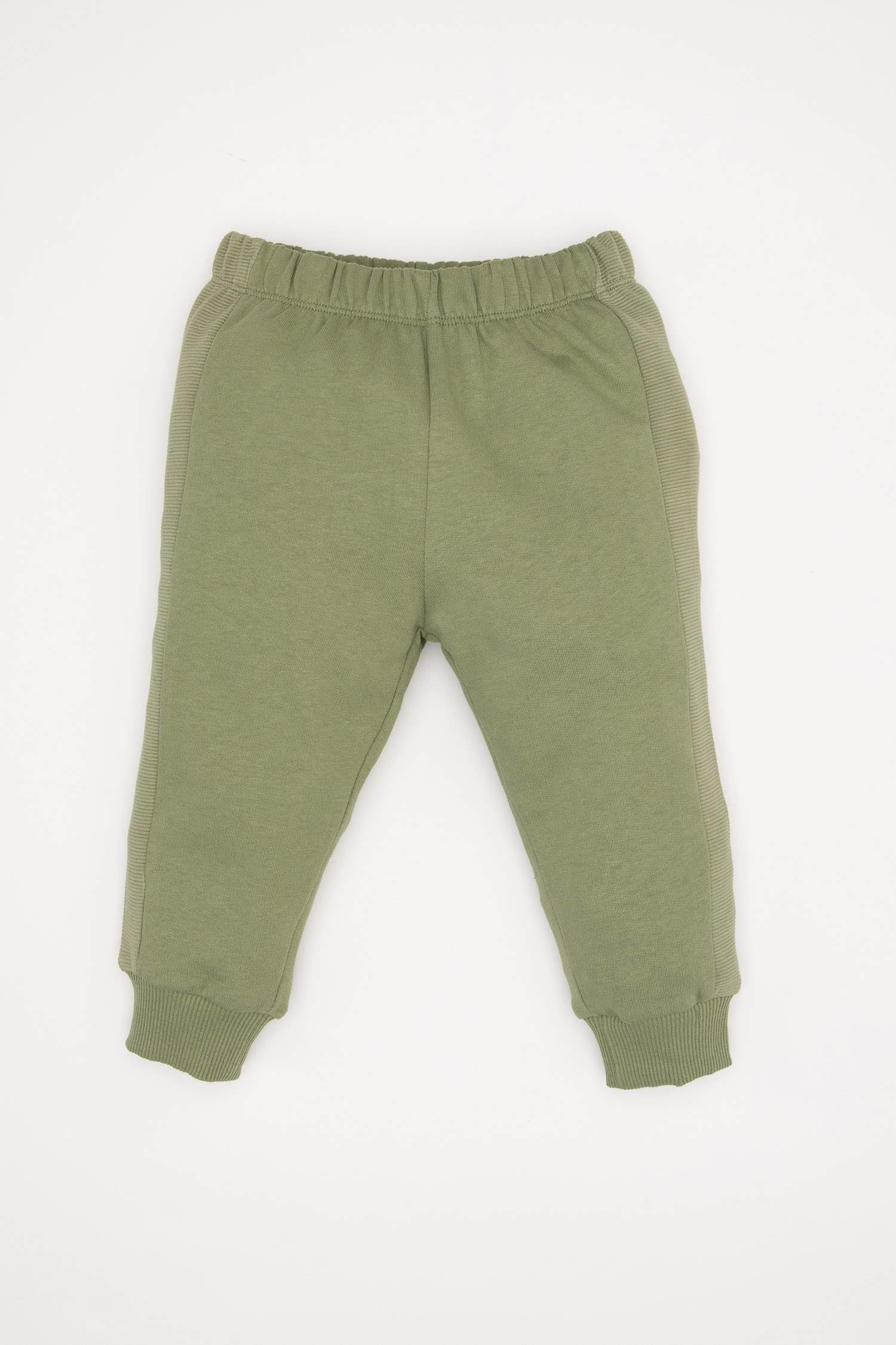 Erkek Bebek 2'li Takım Baskılı Sweatshirt Beli Lastikli Eşofman Altı