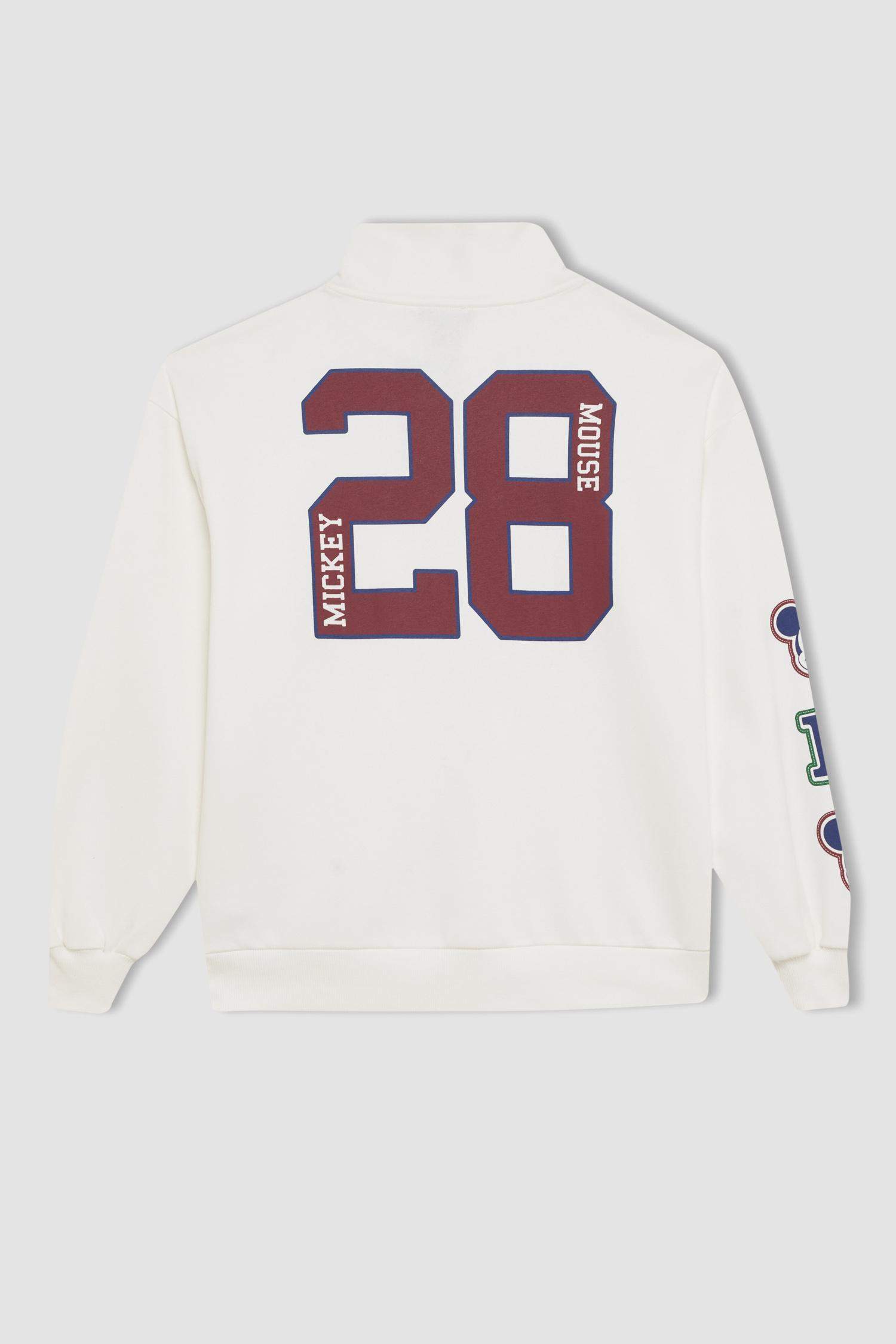 Coool Disney Mickey & Minnie Лицензиялық үлкен пішім үлкен жартылай найзағай Свитер