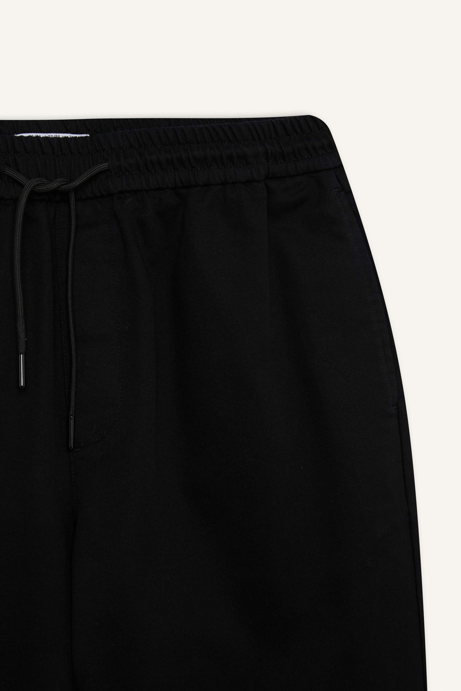 Yazlık Jogger Pantolon Beli Bağcıklı Cepli