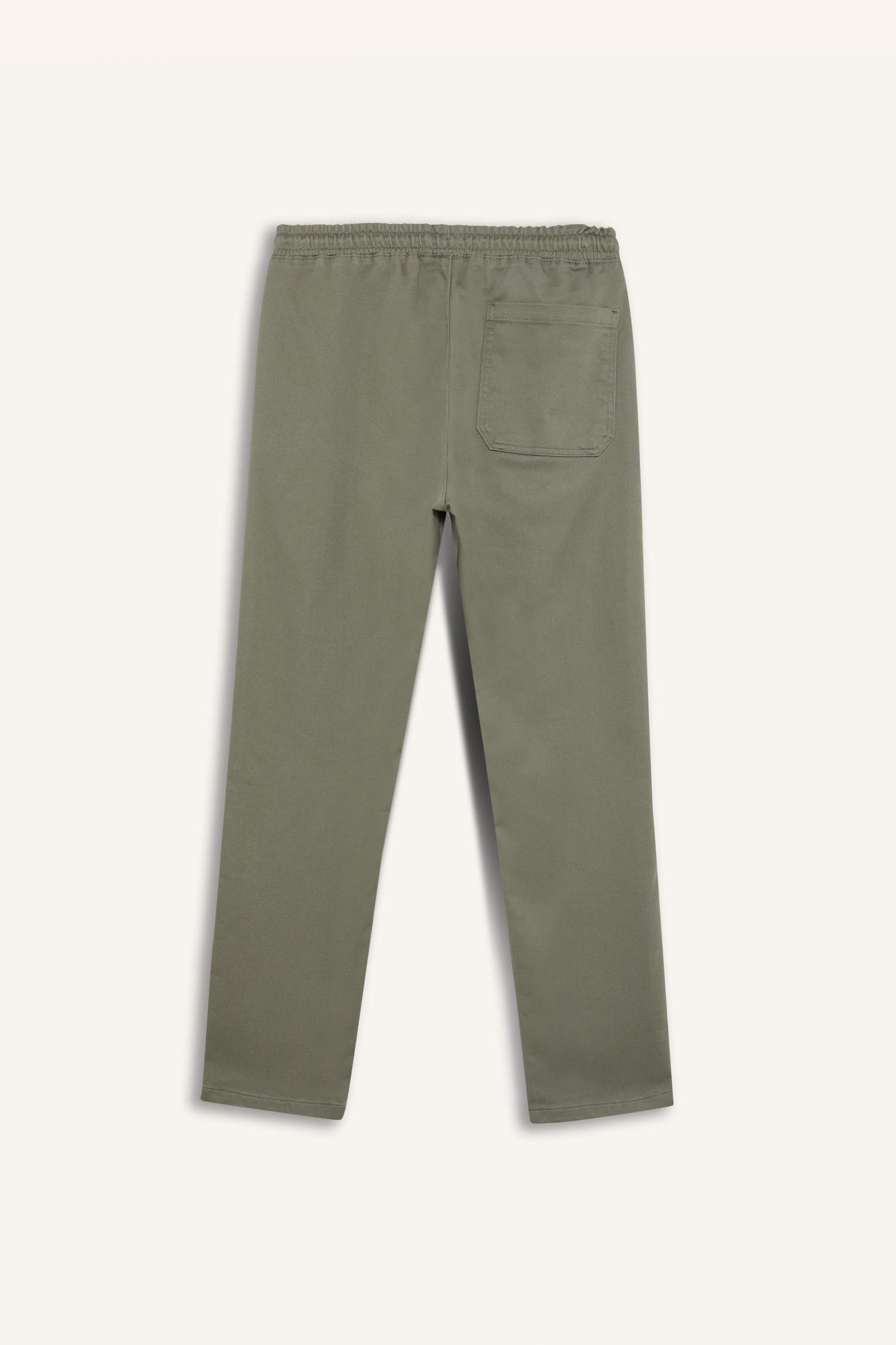 Yazlık Jogger Pantolon Beli Bağcıklı Cepli