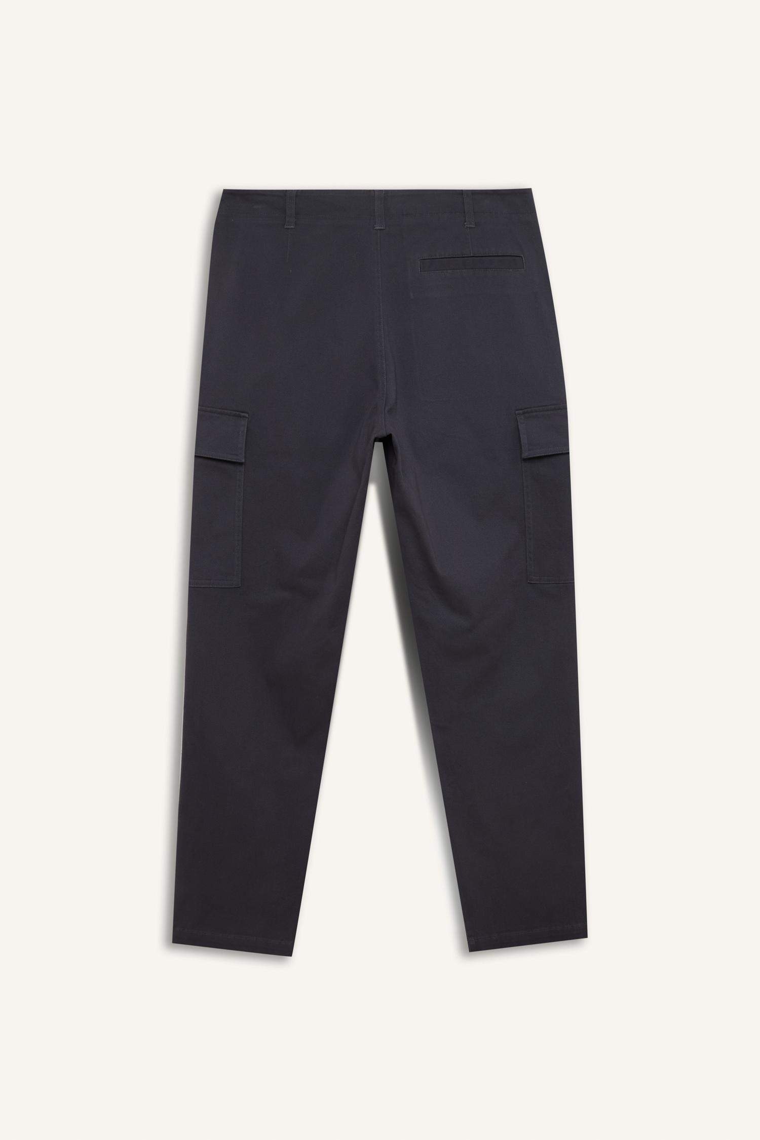 Relax Fit Rahat Kesim Yazlık Pantolon Kargo Cepli Düz Paça