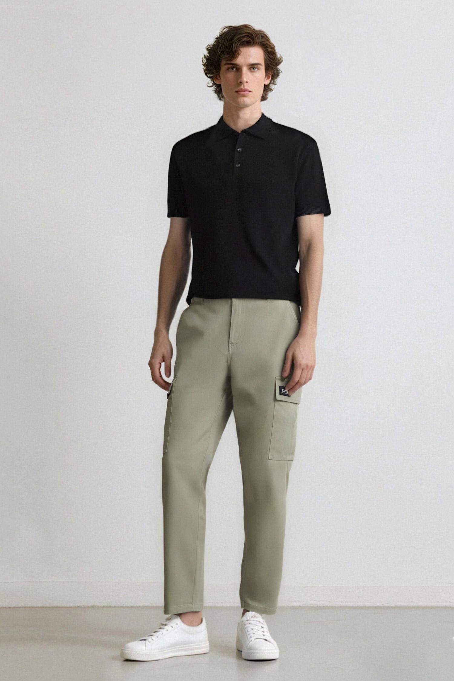 Relax Fit Rahat Kesim Yazlık Pantolon Kargo Cepli Düz Paça