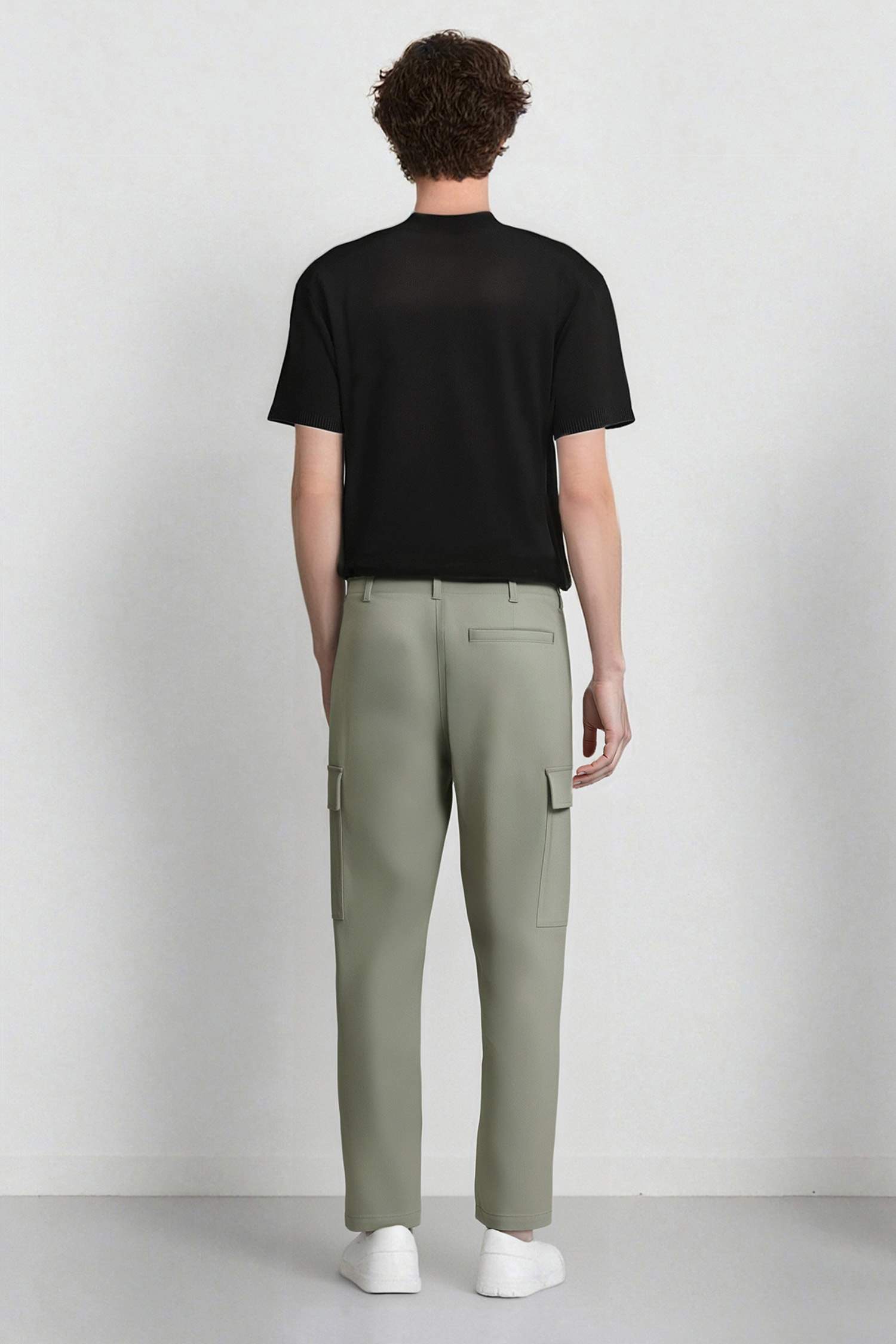 Relax Fit Rahat Kesim Yazlık Pantolon Kargo Cepli Düz Paça