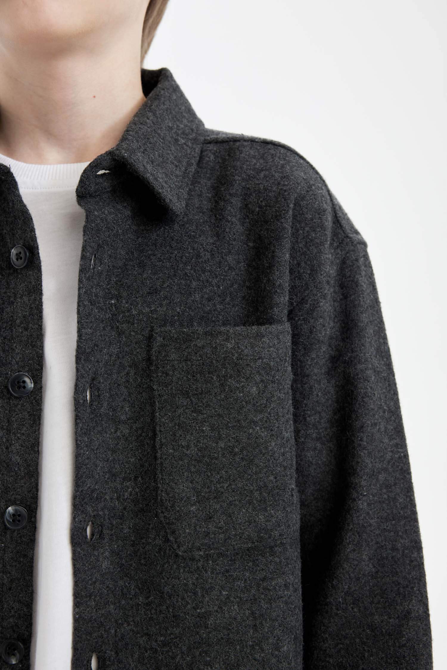 Chemise Oversize à Manches Longues pour Garçon