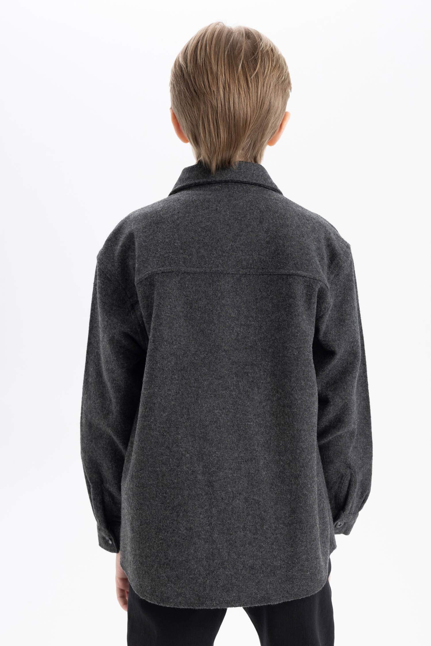 Chemise Oversize à Manches Longues pour Garçon