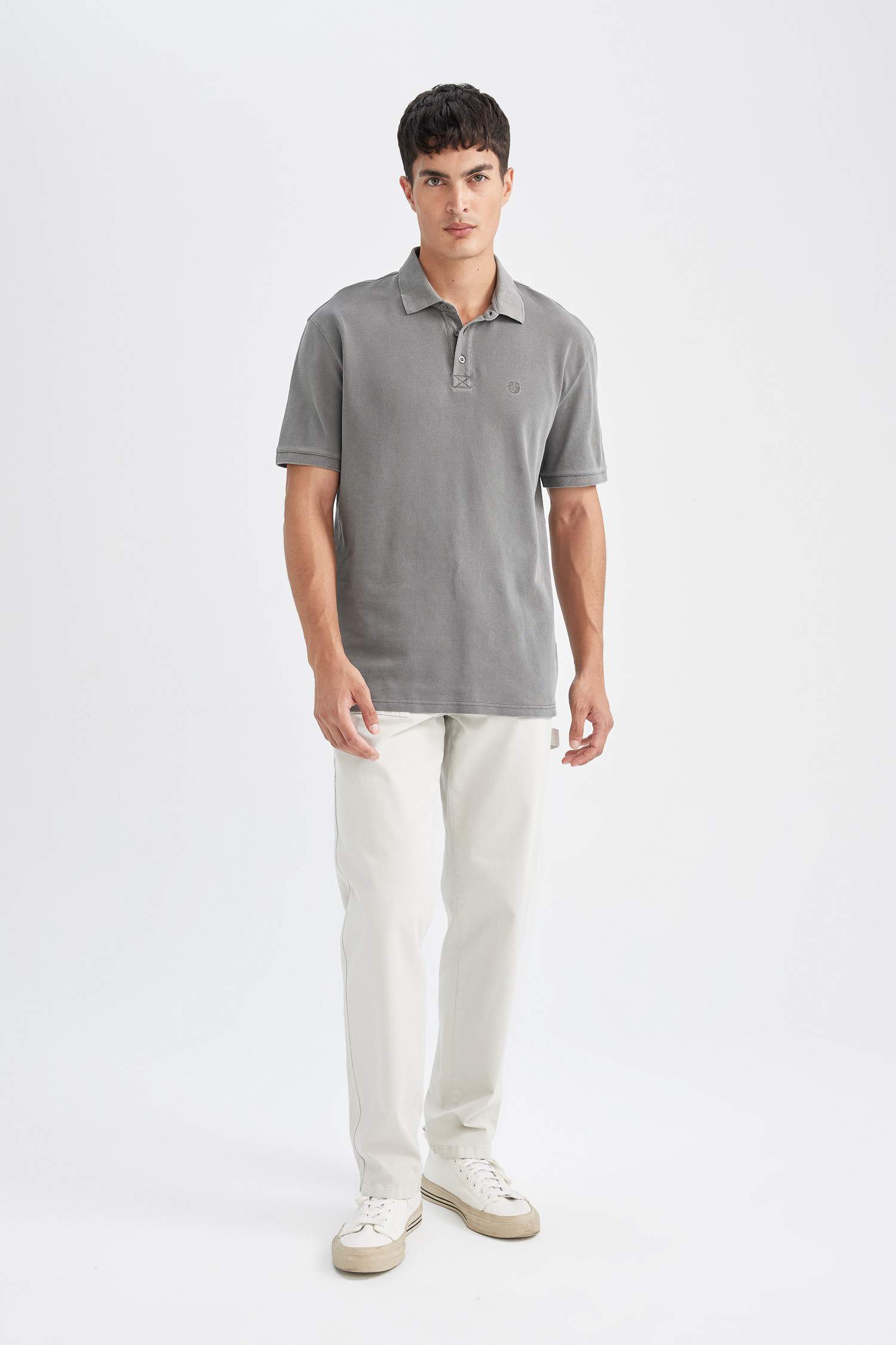 T-Shirt Polo en piqué à coupe régulière
