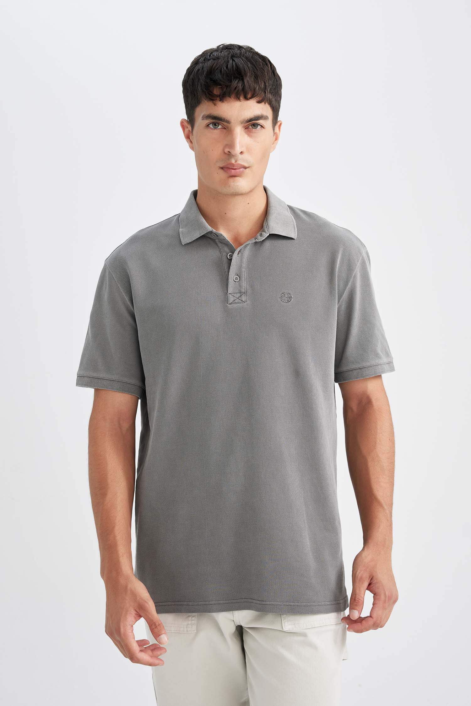 T-Shirt Polo en piqué à coupe régulière