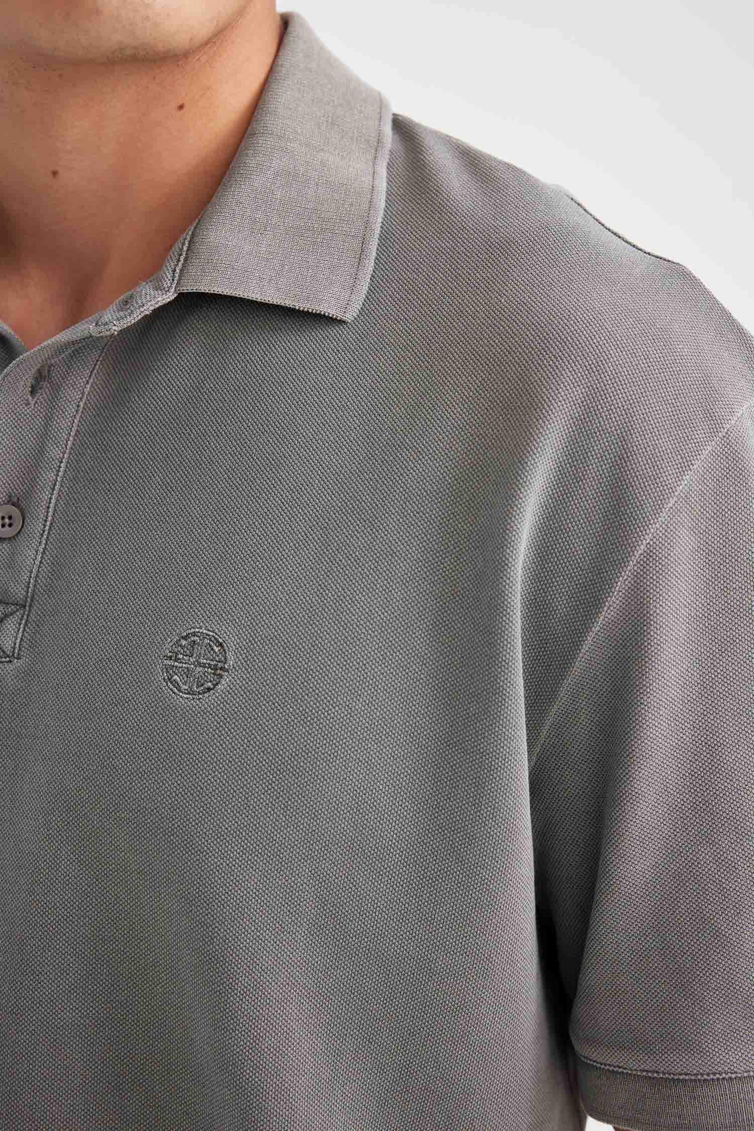 T-Shirt Polo en piqué à coupe régulière