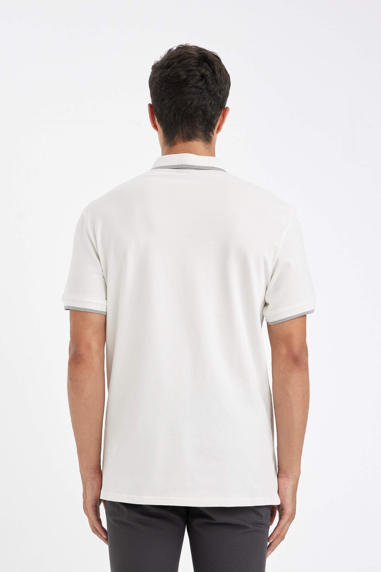 New Regular Fit Polo Yaka Kısa Kollu Pike Tişört