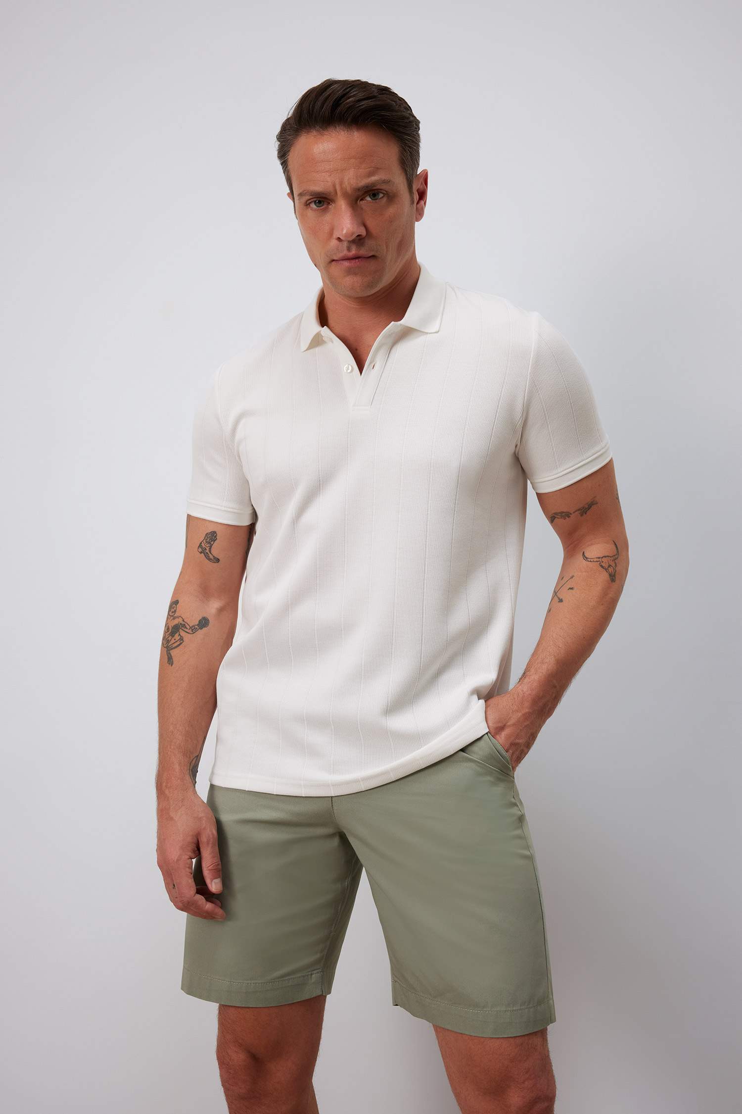 New Regular Fit Short Sleeve Polo T-Shirt