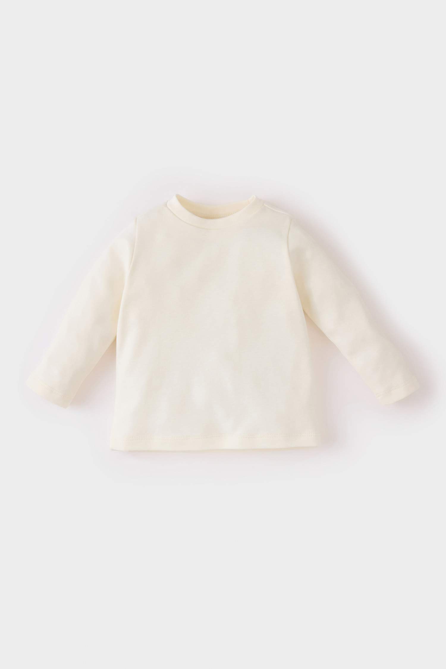 Kız Bebek 2'li Takım Uzun Kollu Üst Puantiye Fitilli Kadife Salopet Tulum 