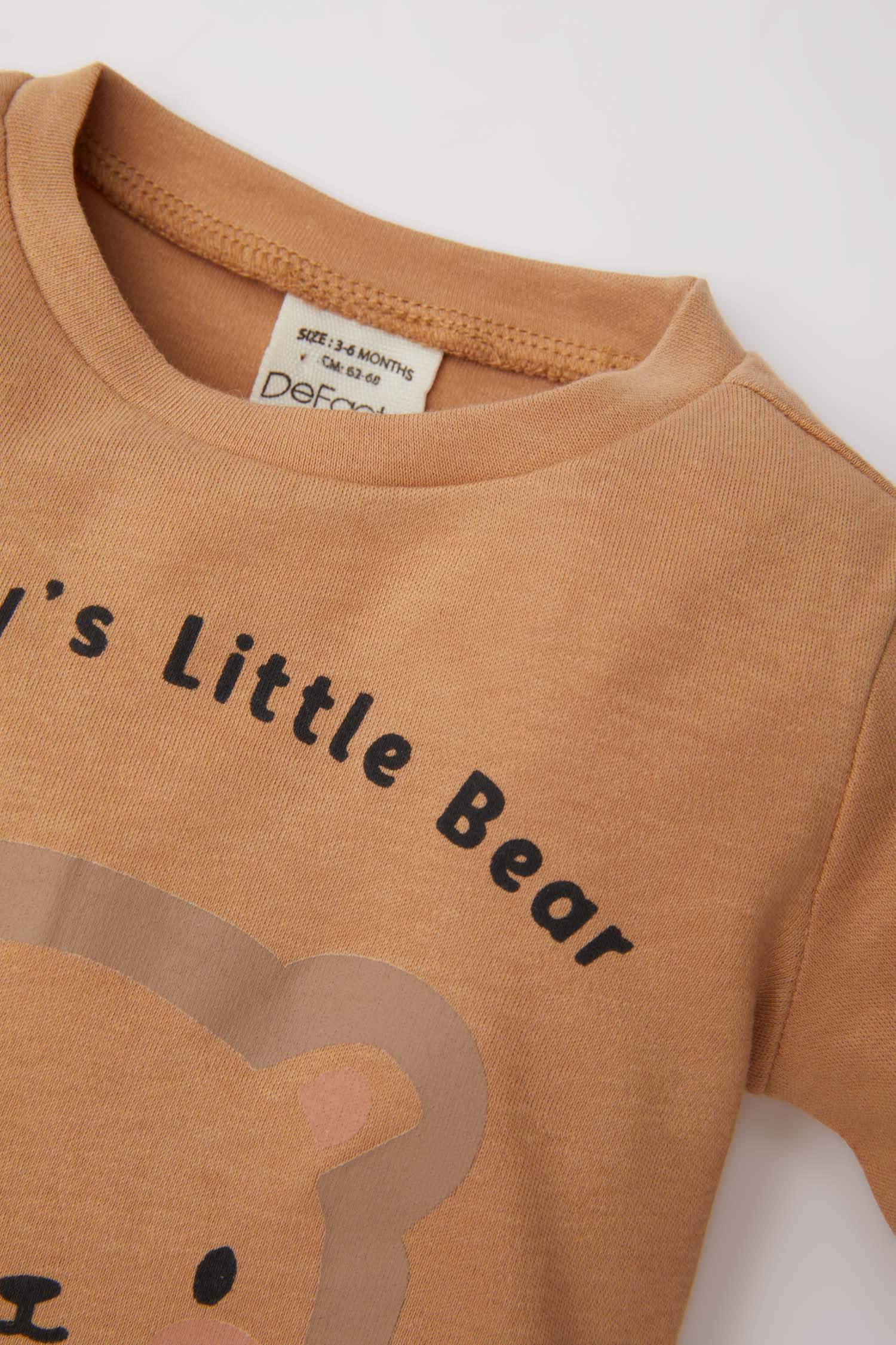 Baby Boy  Bear Printed Sweatshirt Bottom 3 Piece Set
