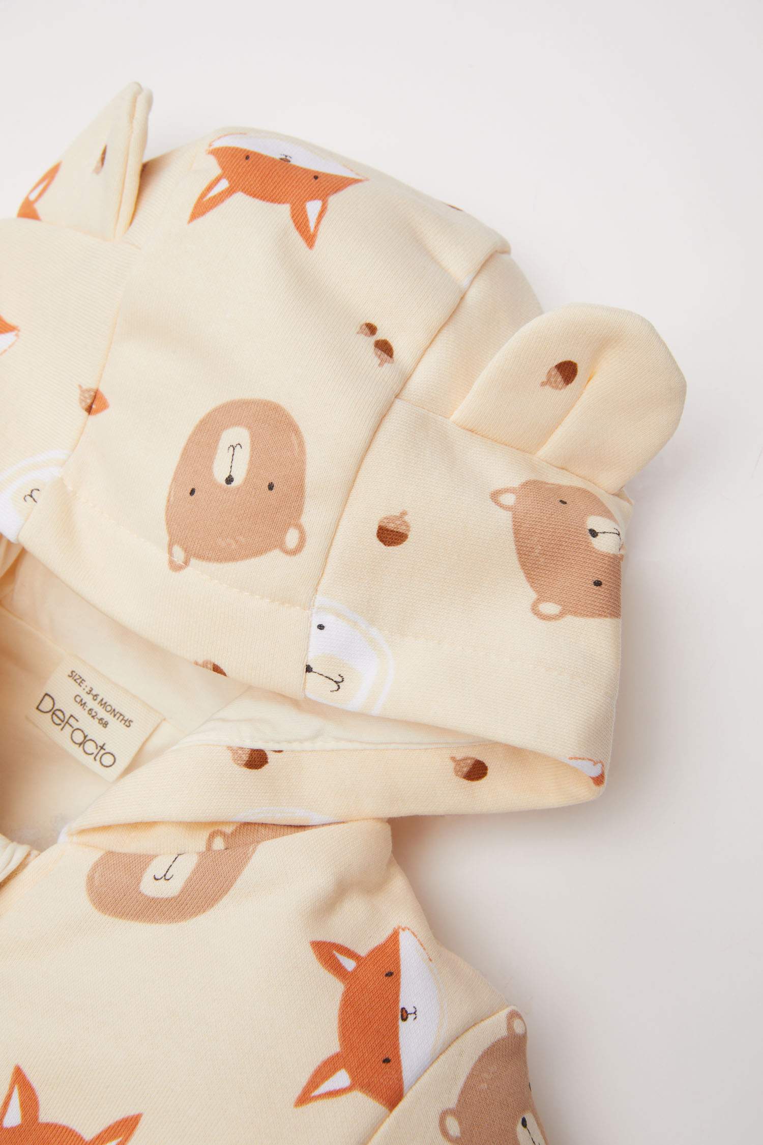 Baby Boy  Bear Printed Sweatshirt Bottom 3 Piece Set