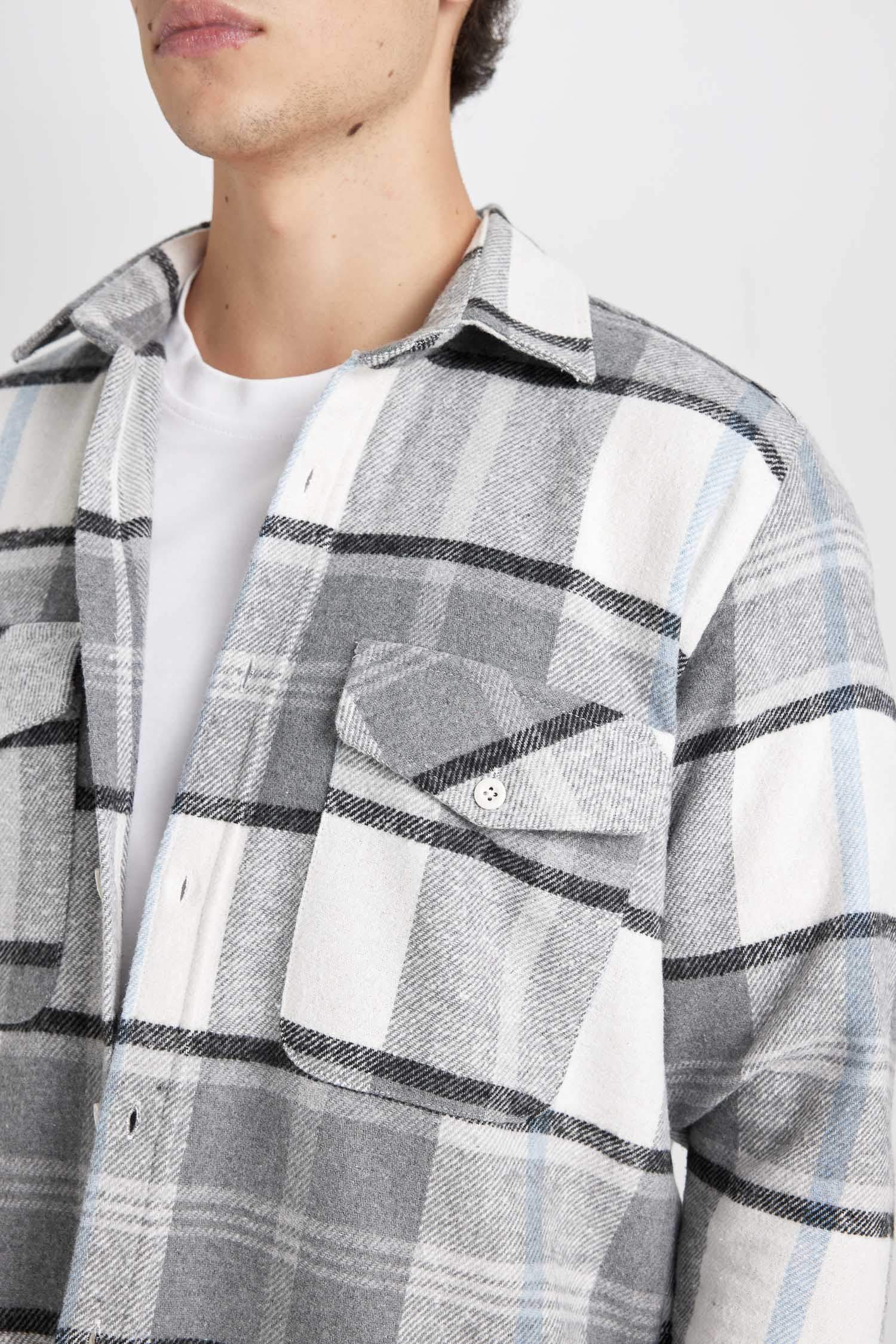 Regular Fit Plaid Lumberjack Flannel Shirt