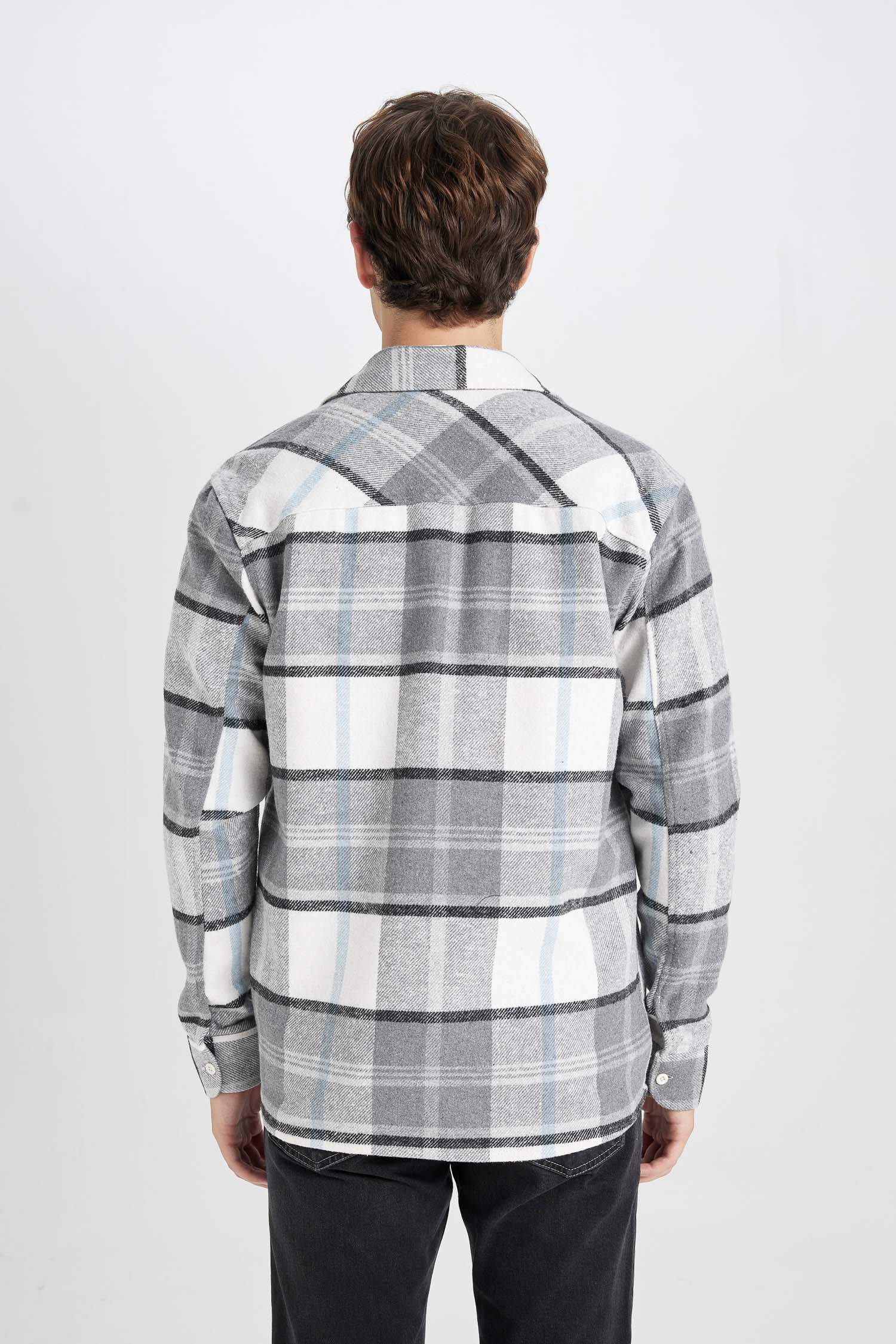Regular Fit Plaid Lumberjack Flannel Shirt
