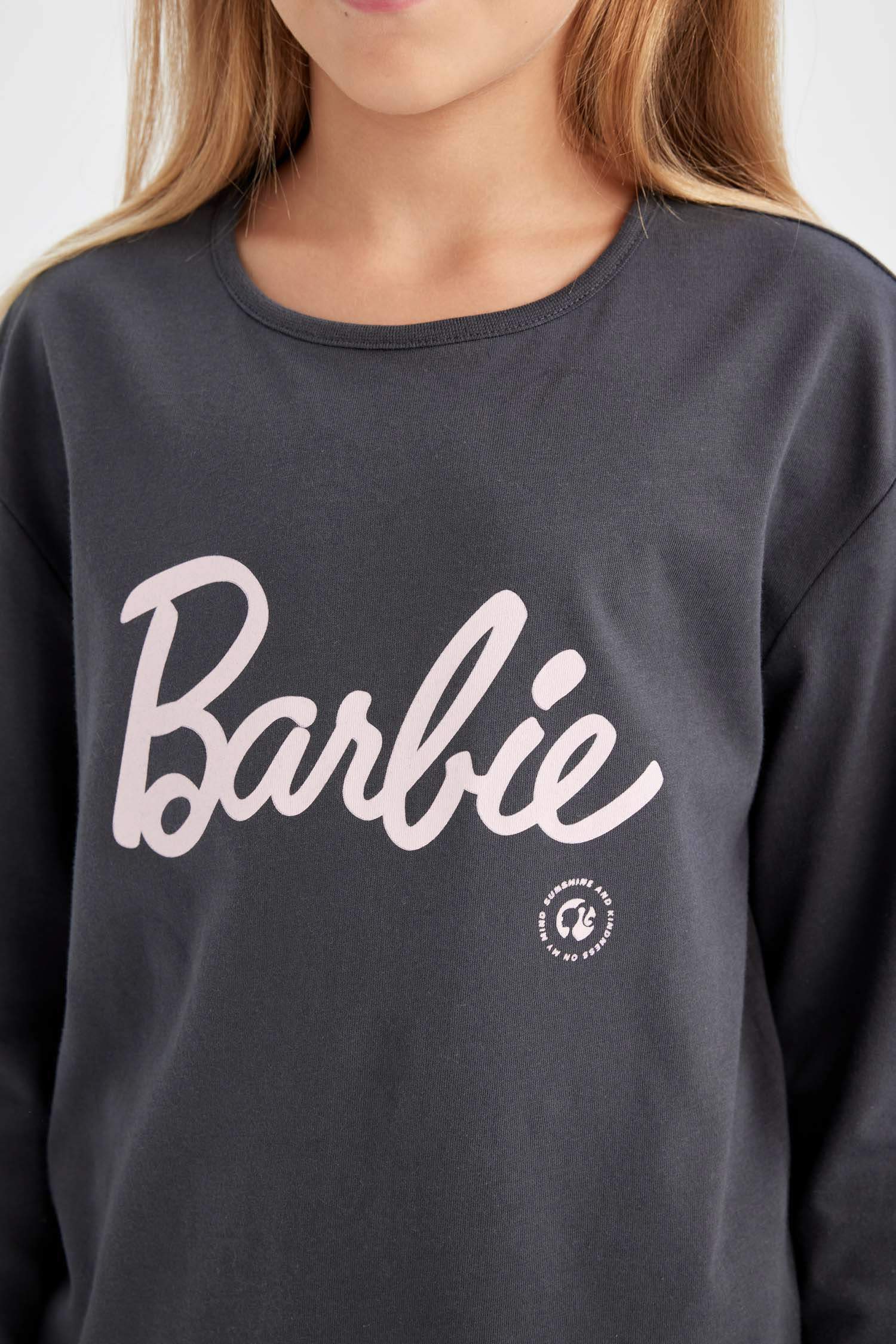 Girl Barbie 2 Piece Pajama Set