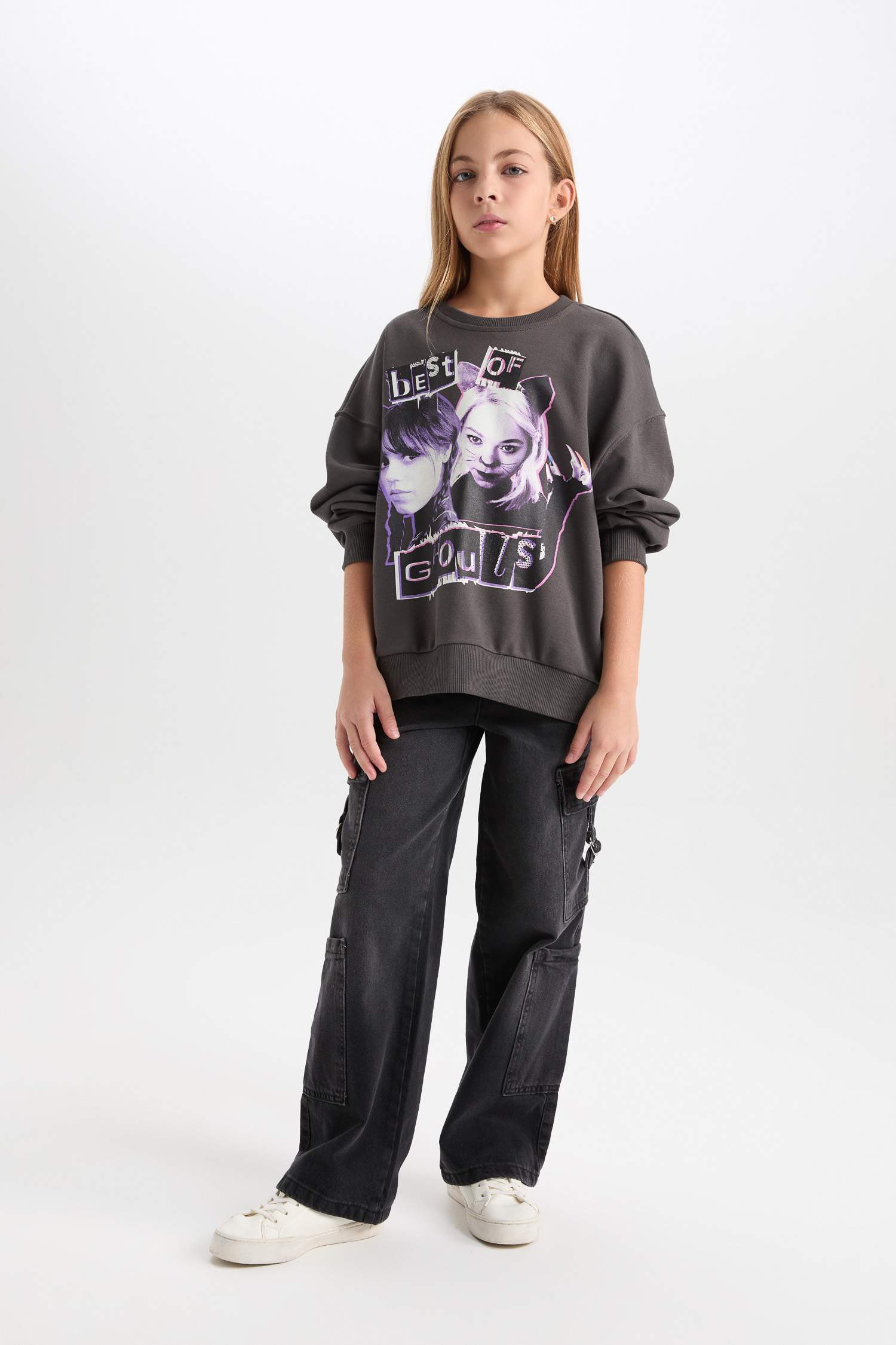 Sweat-shirt Oversize à Col rond