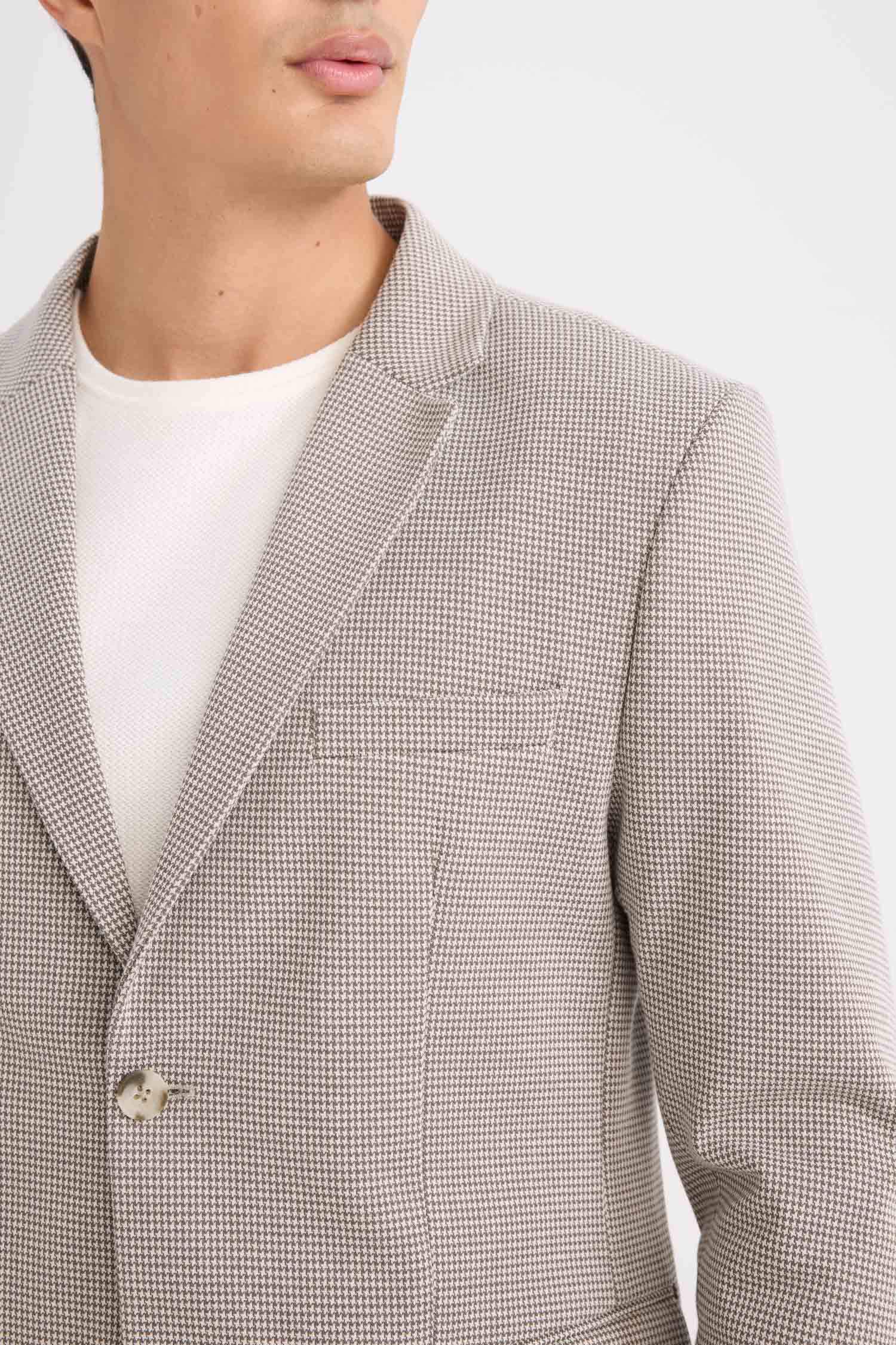 سترة بليزر سليم فيت بياخة جاكيت وأزرار