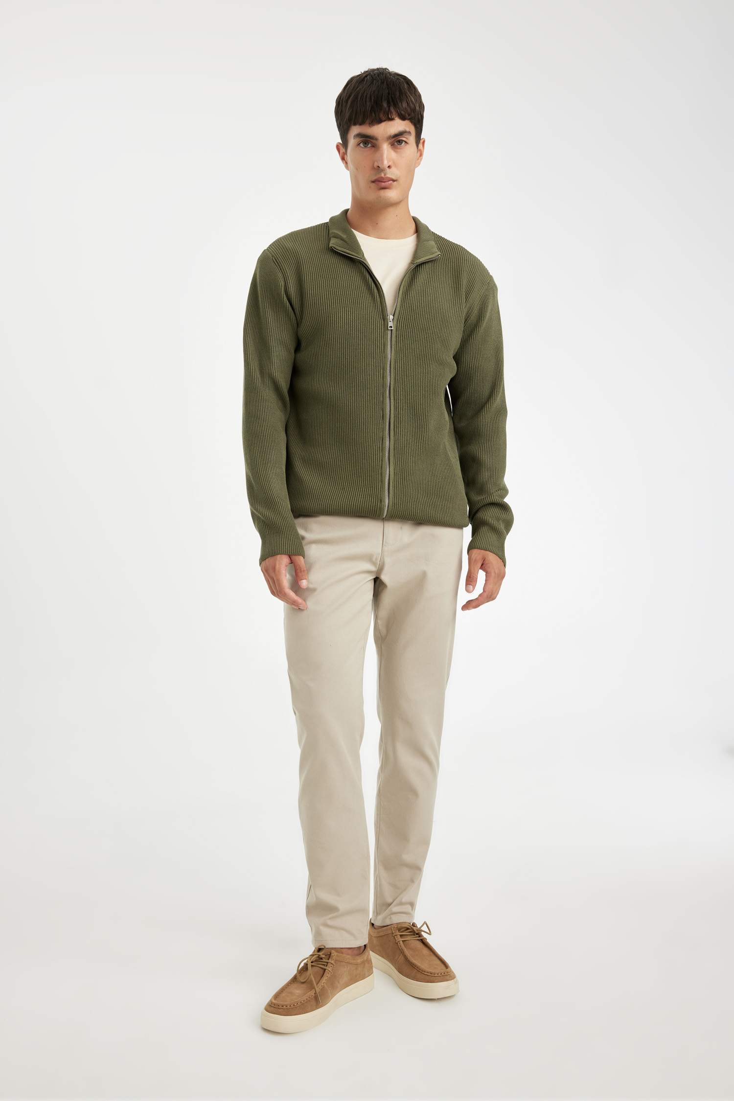 jogger Super Skinny Hem Cotton Trousers